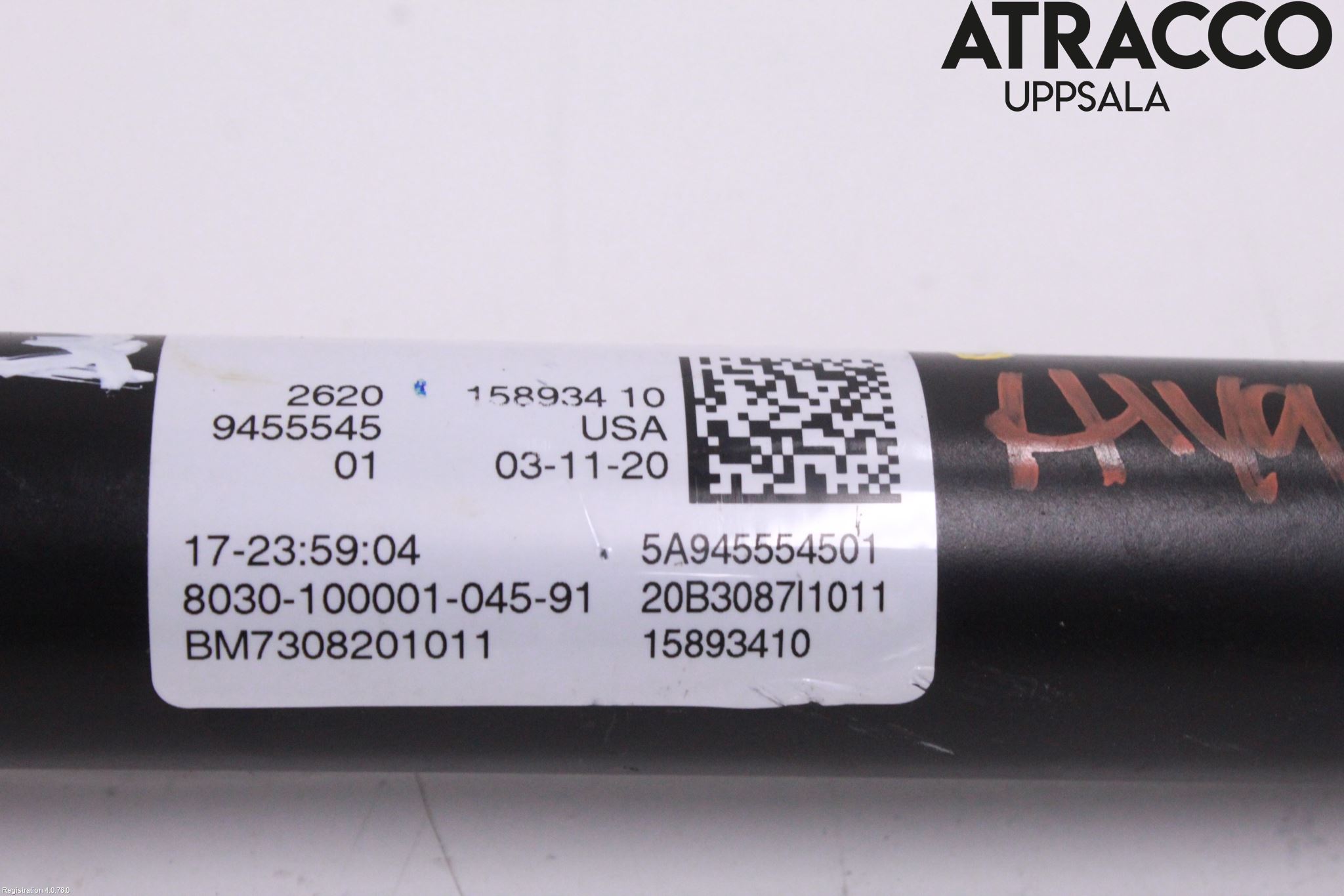 BMW X3 G01 18- Mellanaxel Främre 4Wd