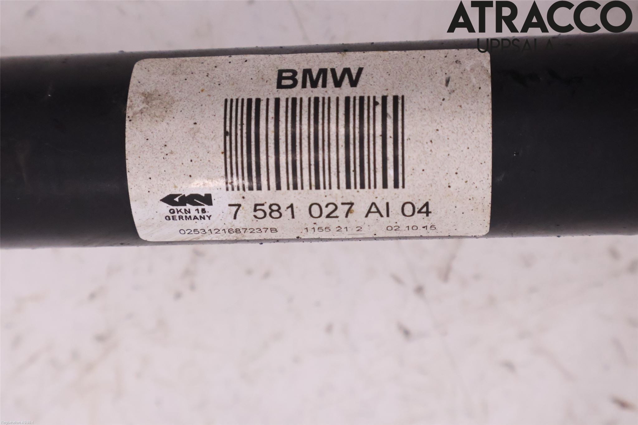 BMW 5 F10/F11/F18 09-17 Drivaxel Bak Vänster