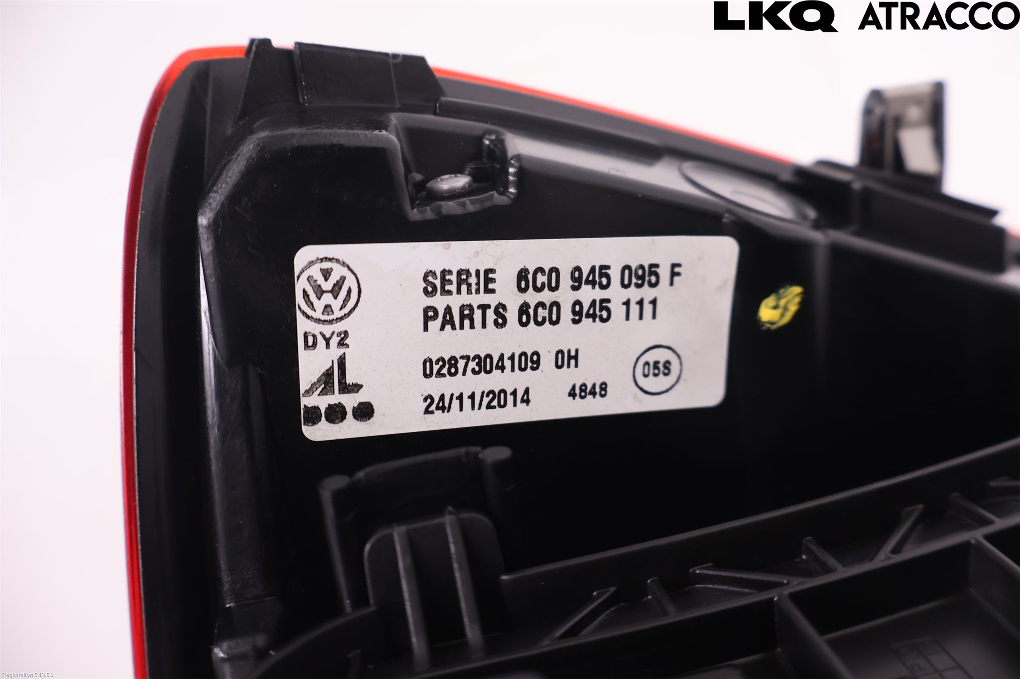 Volkswagen VW POLO 10-17 Bakljus Vänster