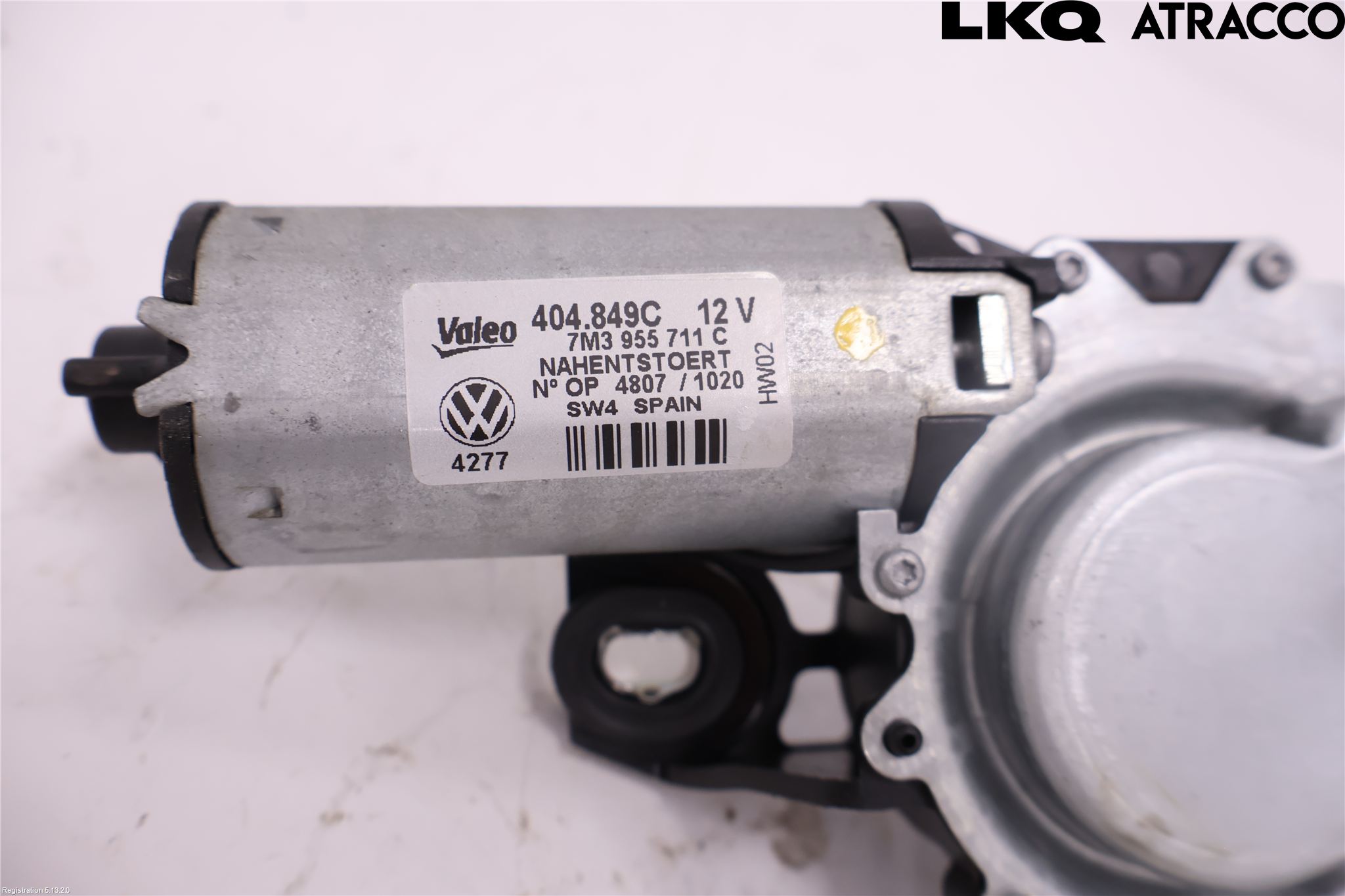 Volkswagen VW SHARAN      01-10 Torkarmotor Baklucka