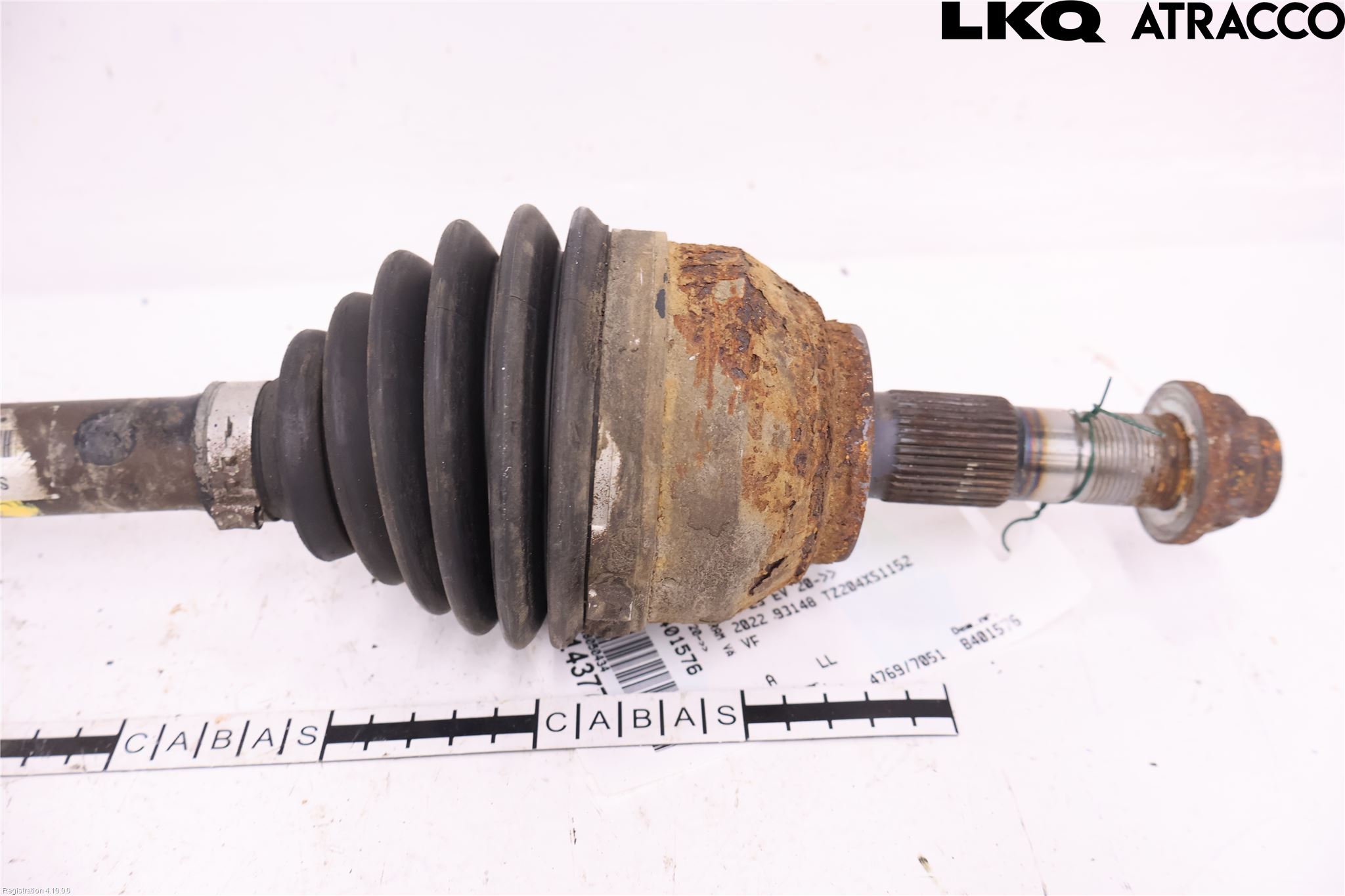 MG ZS EV 20- Drivaxel Fram Vänster