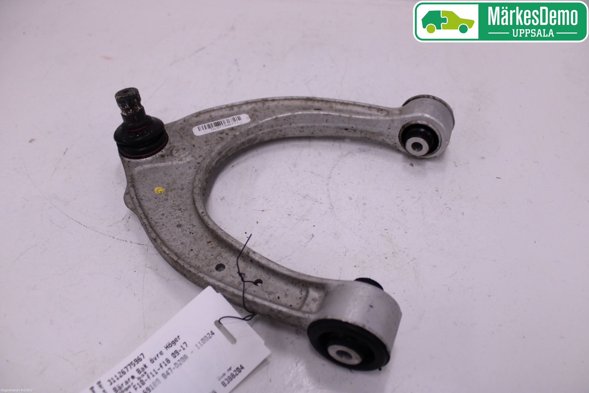 BMW 5 F10/F11/F18 09-17 Bärarm Bak Övre Höger
