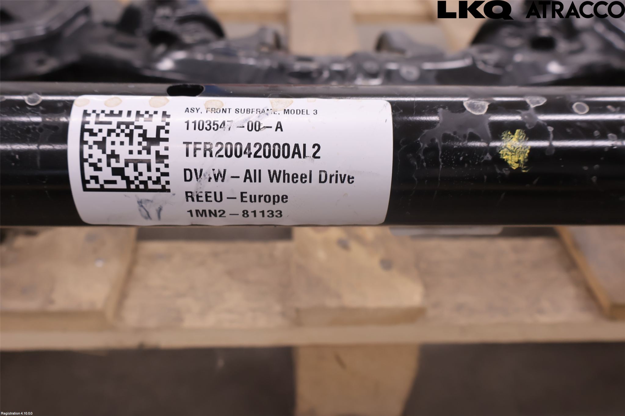 Tesla MODEL 3 17- Framvagnsbalk