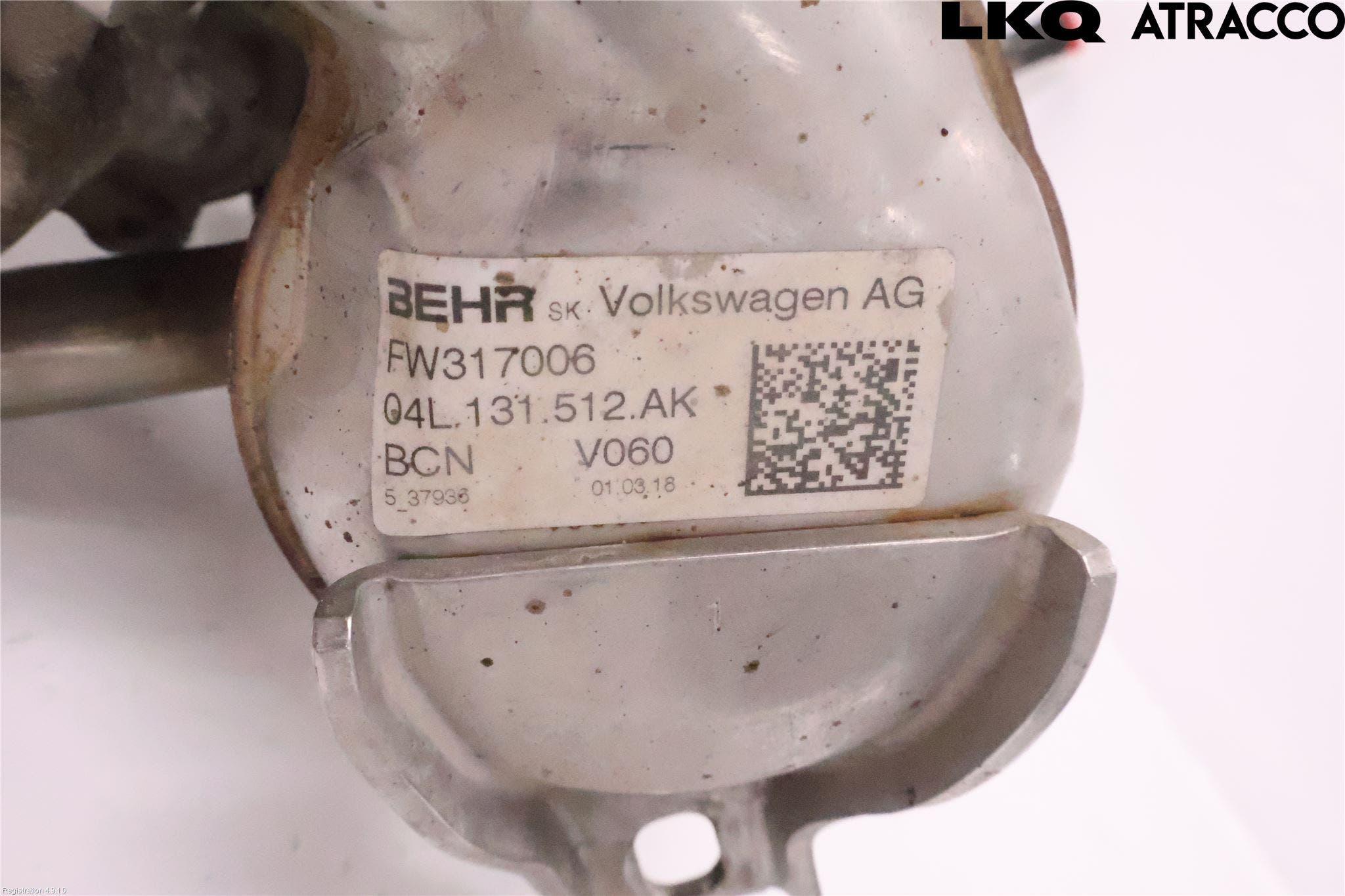 Volkswagen VW CADDY 16-20 Avgaskylare