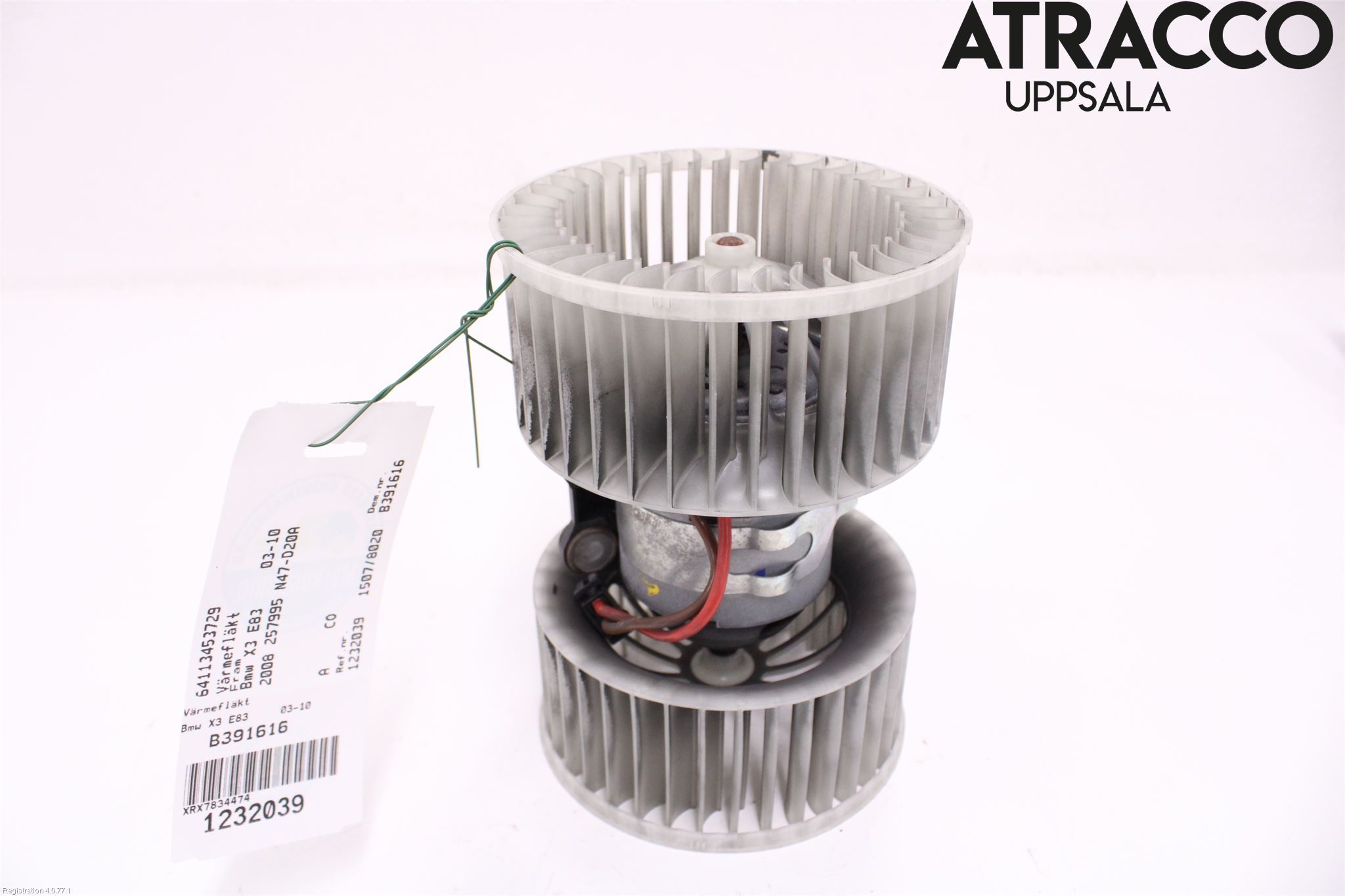 BMW X3 E83     03-10 Värmefläkt