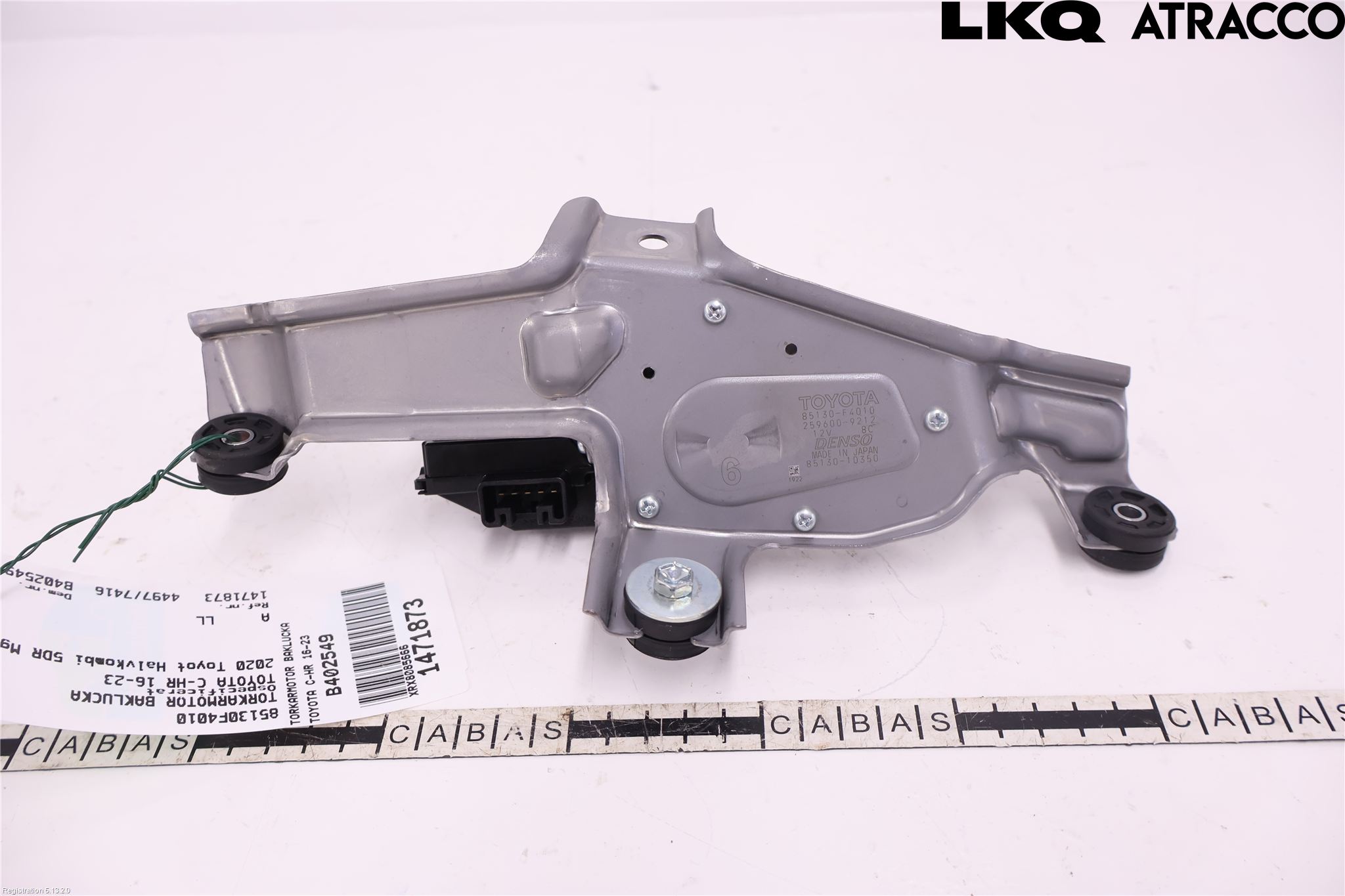 Toyota C-HR 16-23 Torkarmotor Baklucka
