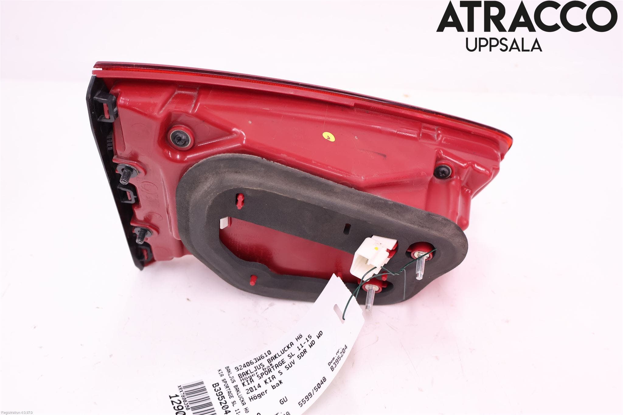 Kia SPORTAGE (SL) 11-15 Bakljus Lucka Hö