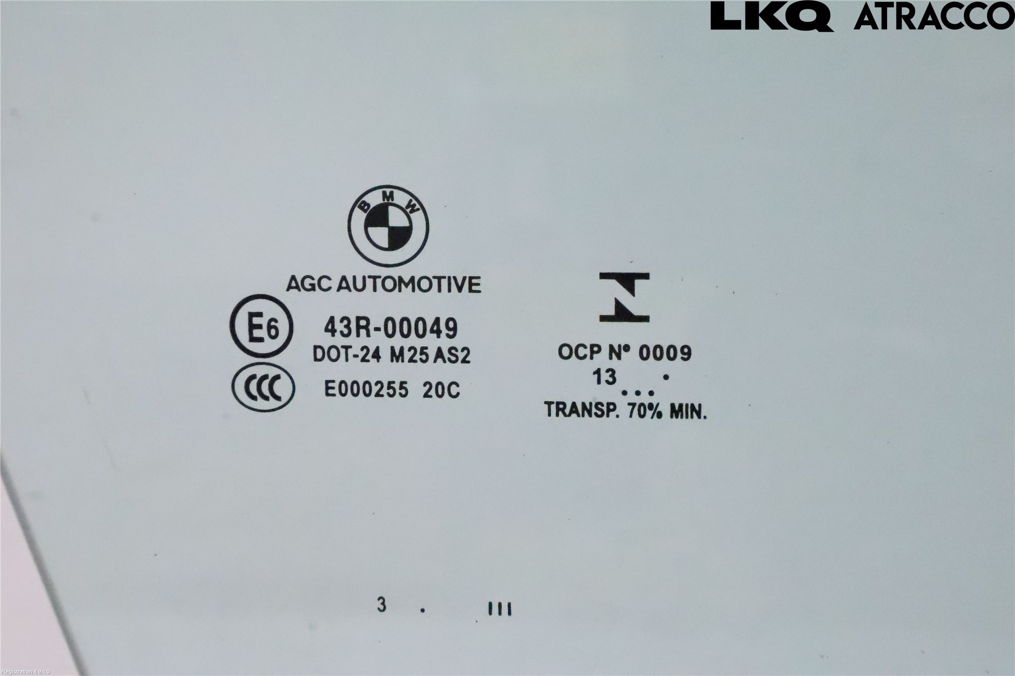 BMW X1 E84 10-15 Dörruta Fram Höger