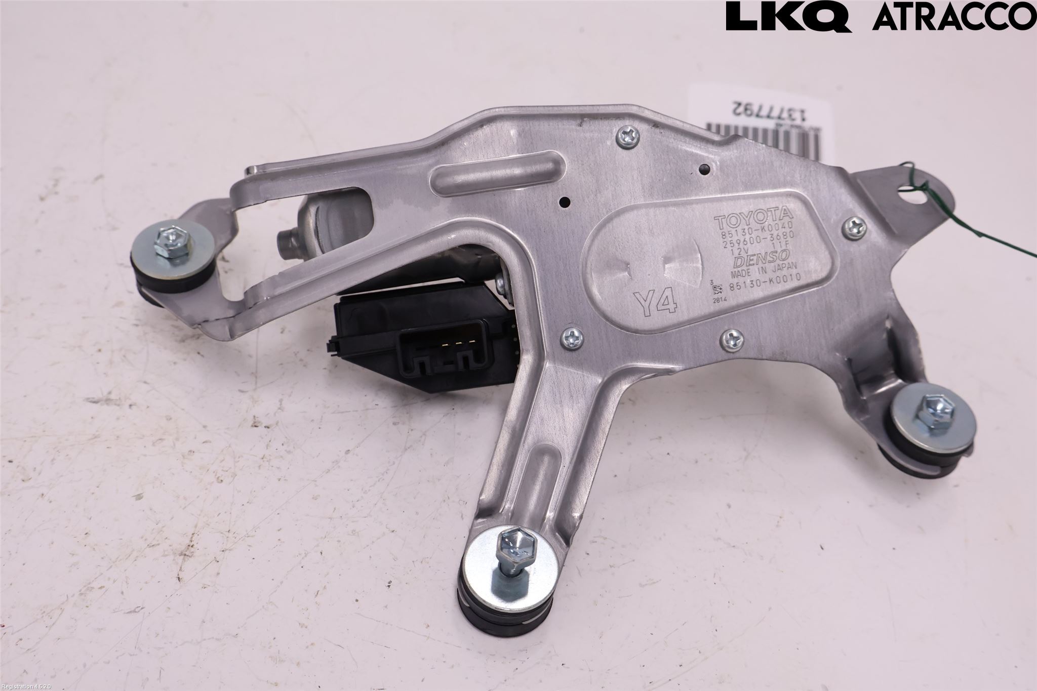 Toyota YARIS XP21 20- Torkarmotor Baklucka