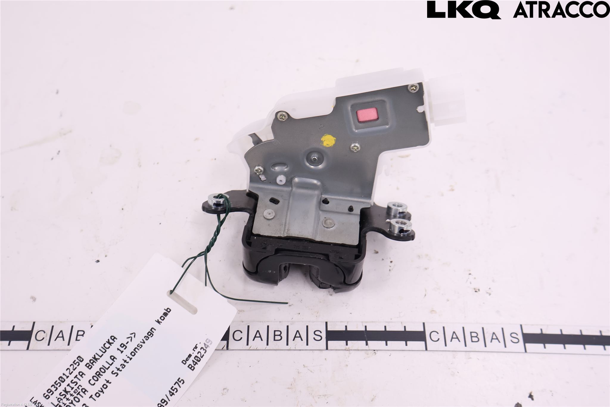 Toyota COROLLA 19- Låskista Baklucka