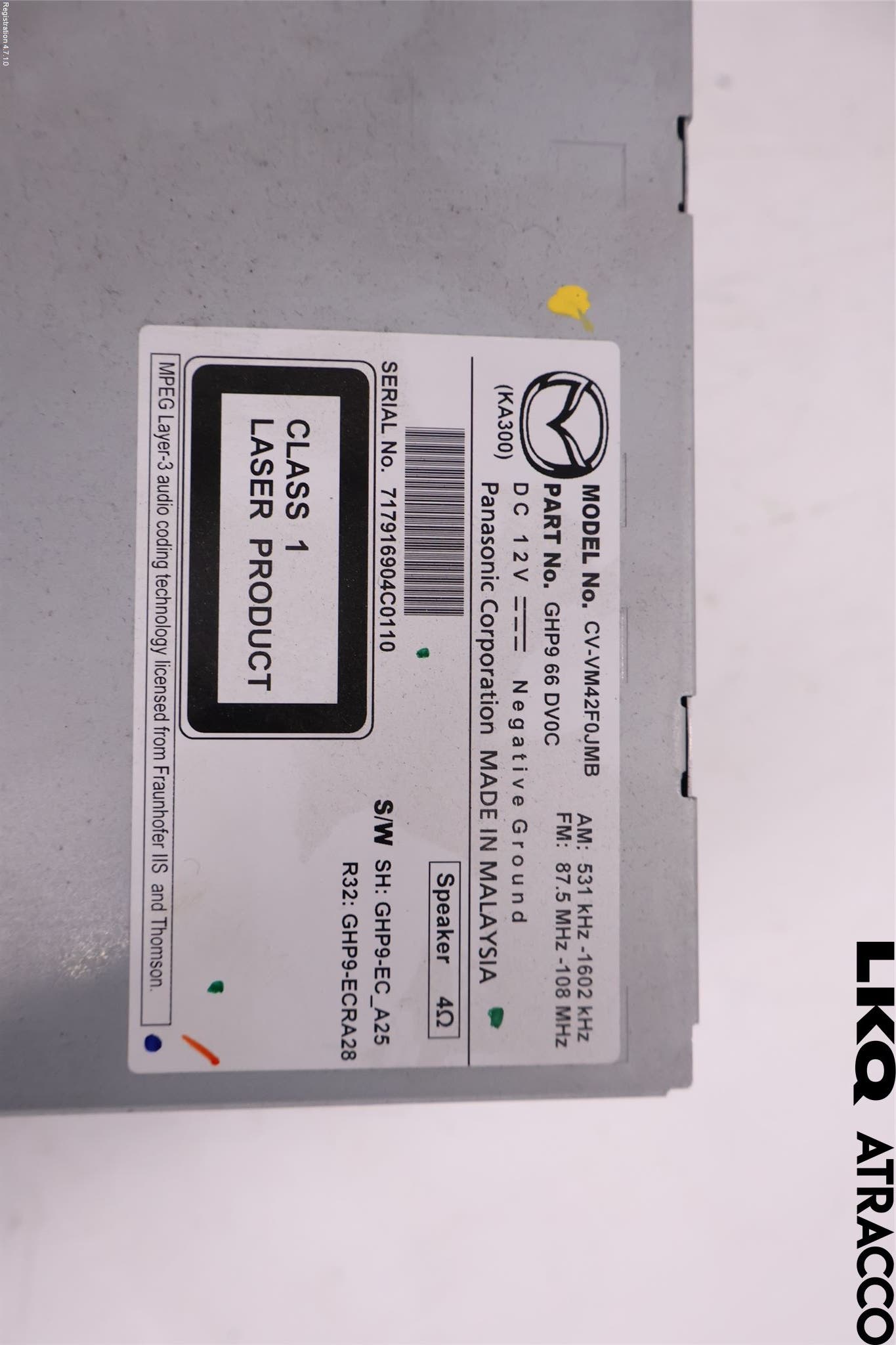 Mazda CX-5 12-17 Gps Navigator