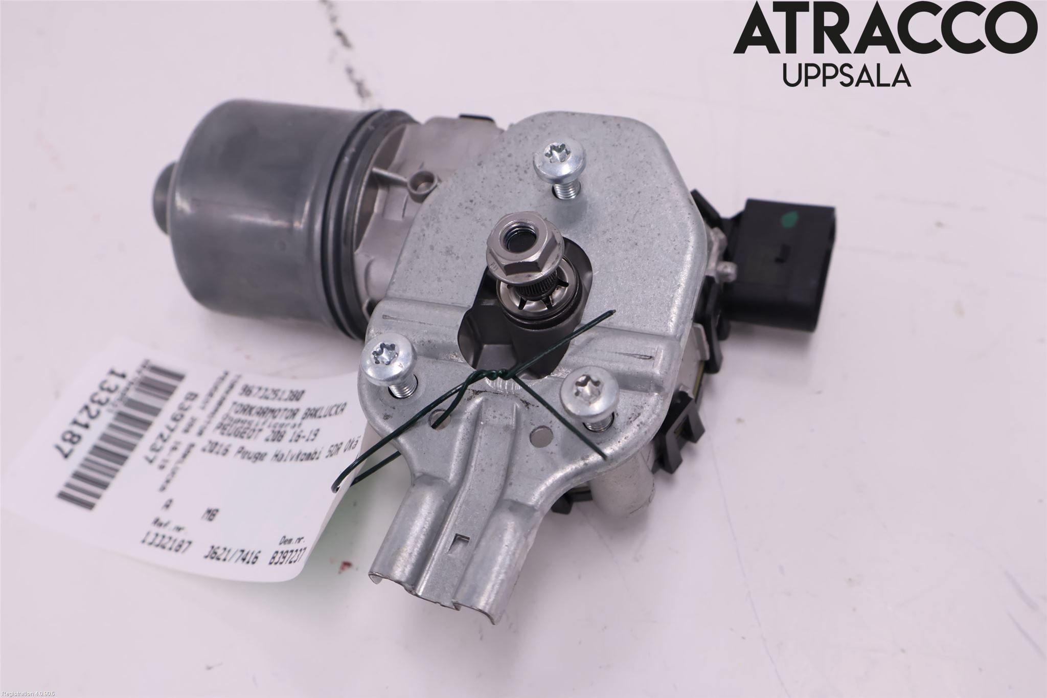 Peugeot PEUGOT 208 16-19 Torkarmotor Baklucka