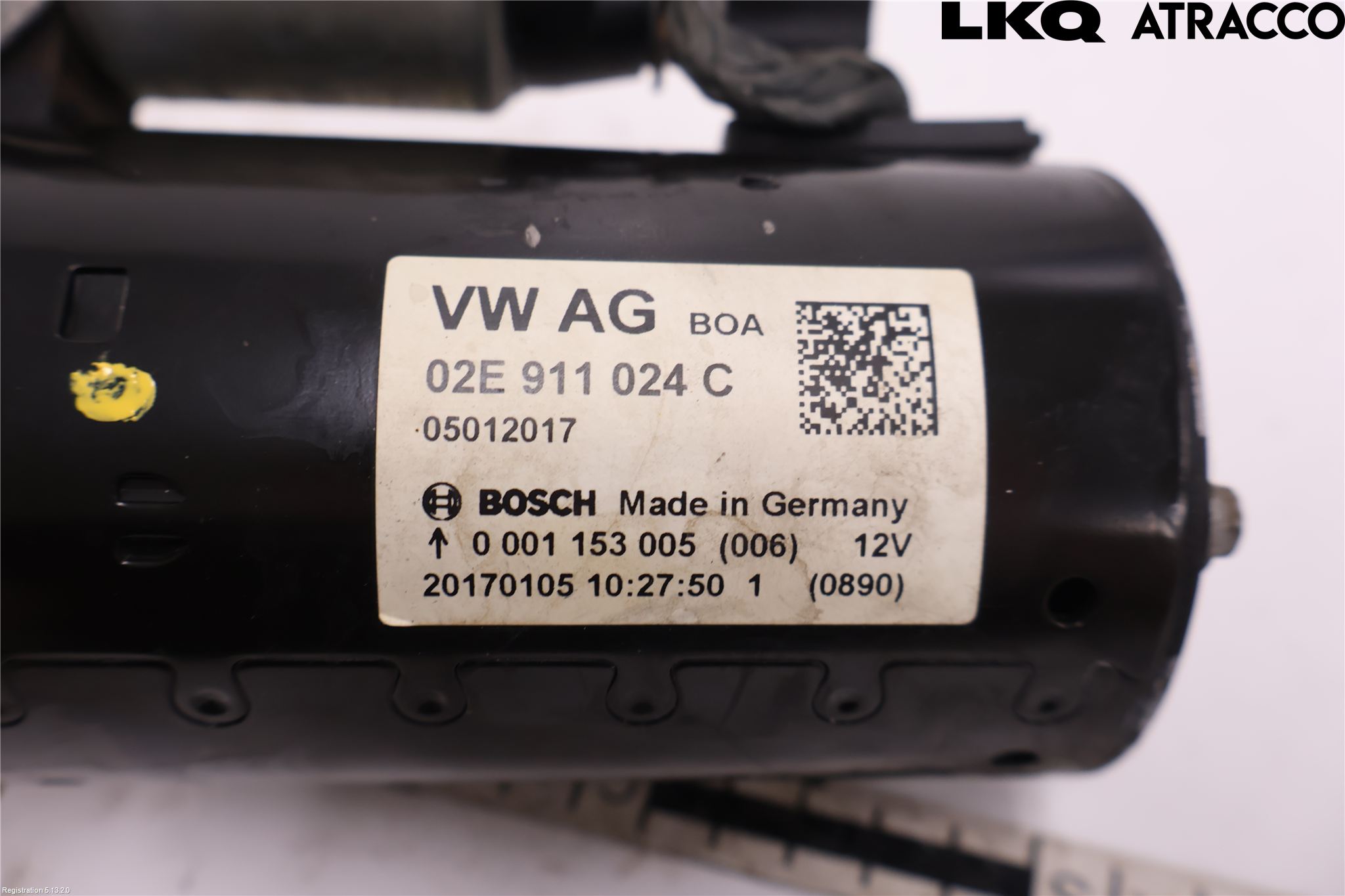 Volkswagen VW CADDY 16-20 Startmotor Diesel