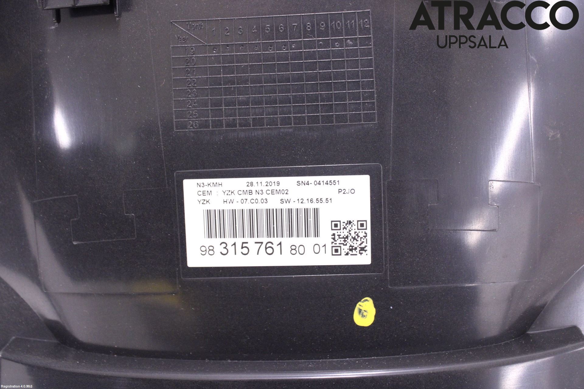 Opel CORSA F, CORSA-E 20- Instrument Hast