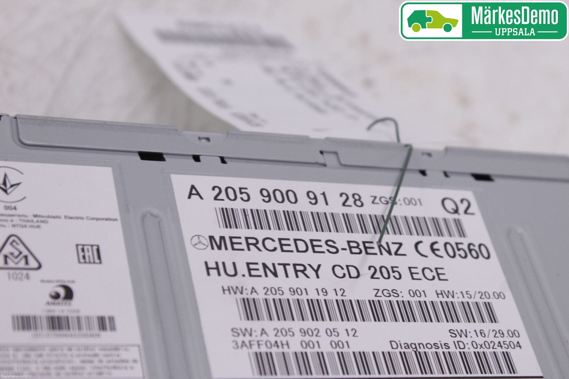 MB GLC-KLASS (X253/C253) 15-22 Cd Radio - Multimediapanel