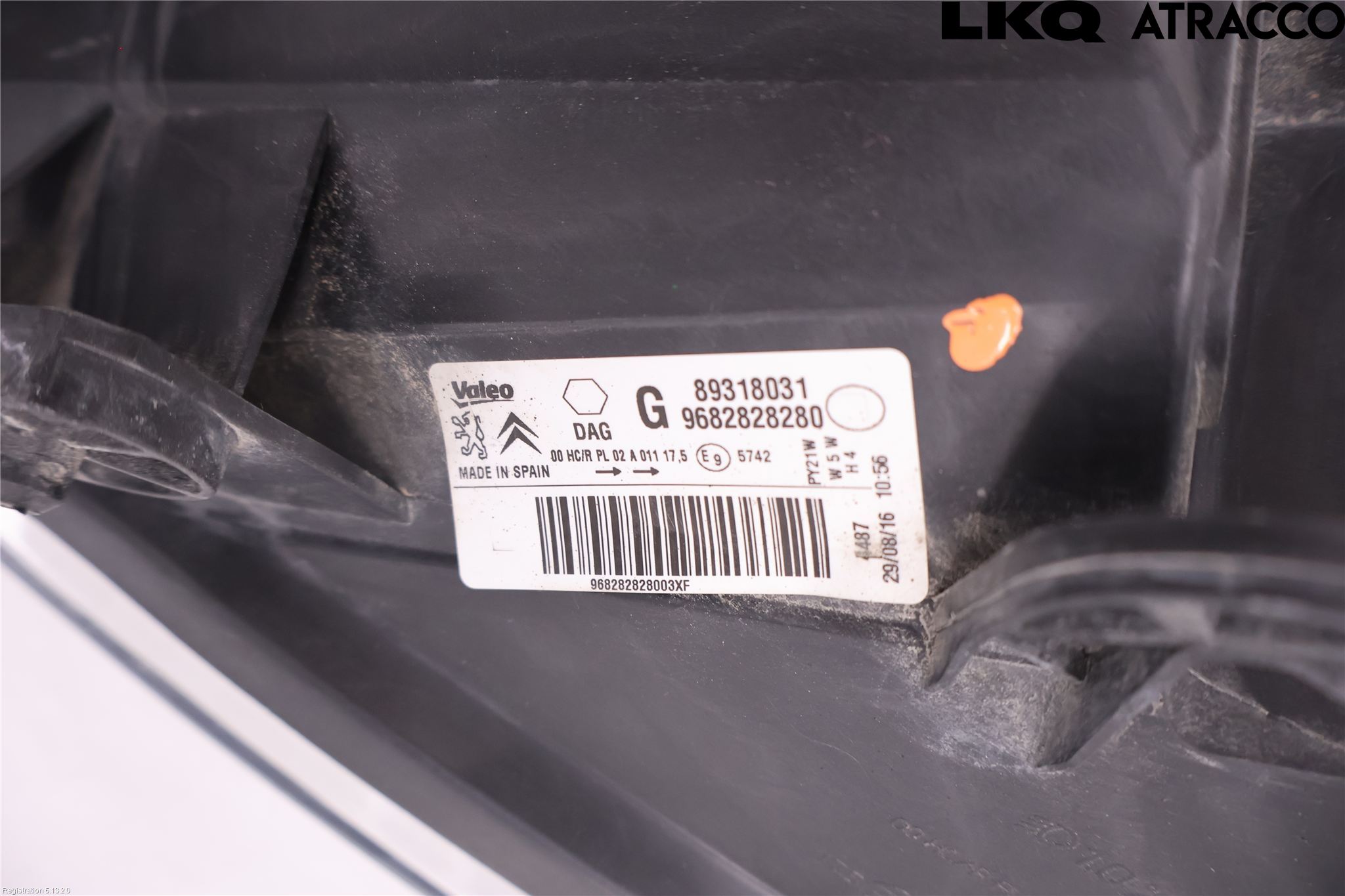 Citroen BERLINGO 08-18 Strålkastare Vänster