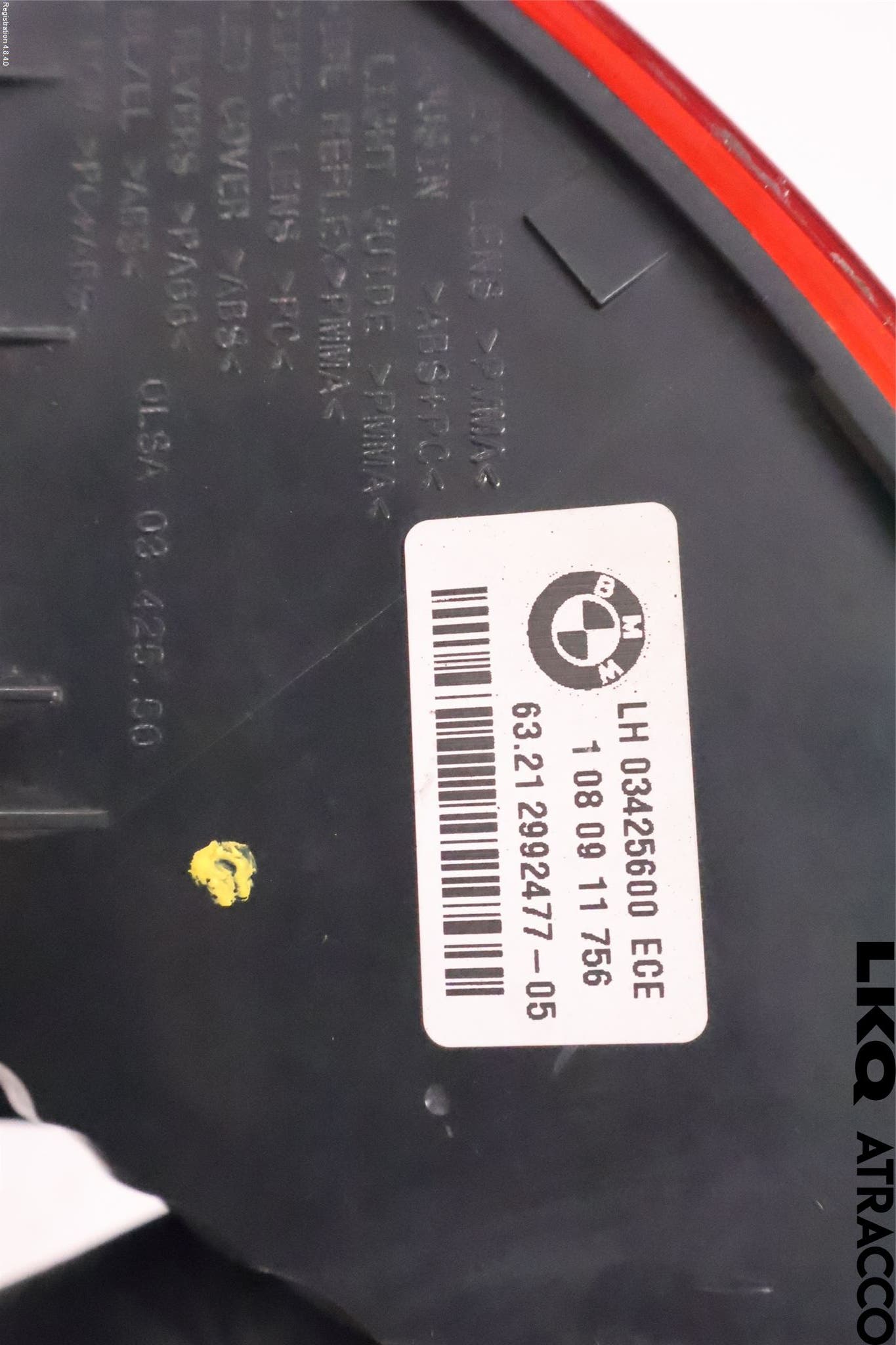 BMW X1 E84 10-15 Bakljus Vänster