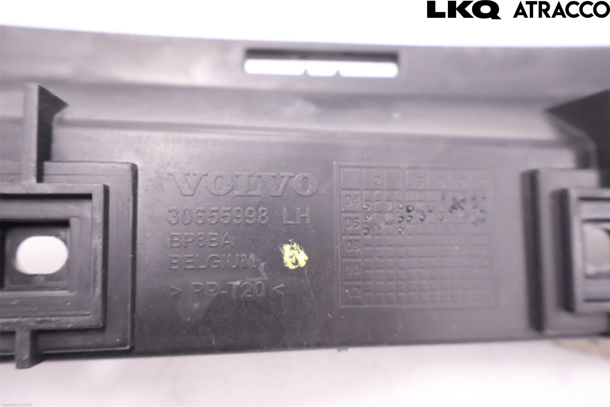 Volvo S40 04-07 Stötfångarfäste Bak Vä