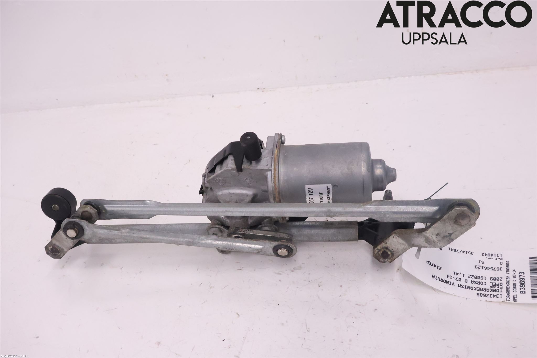 Opel CORSA D 07-14 Torkarmekanism Vindruta
