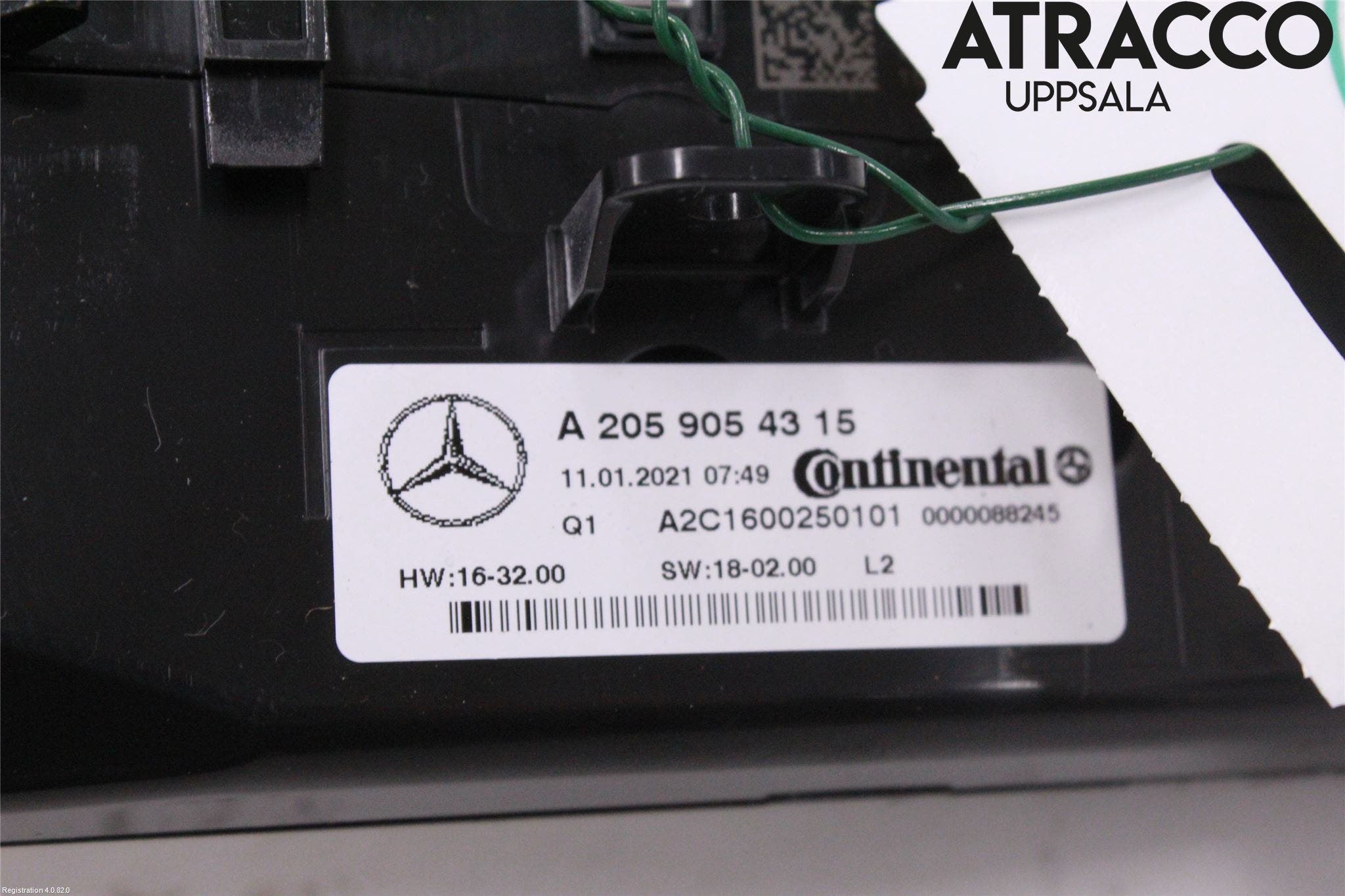 Mercedes-Benz MB C-KLASS (W205) 14-21 Ac Styrenhet Ac Manöveren