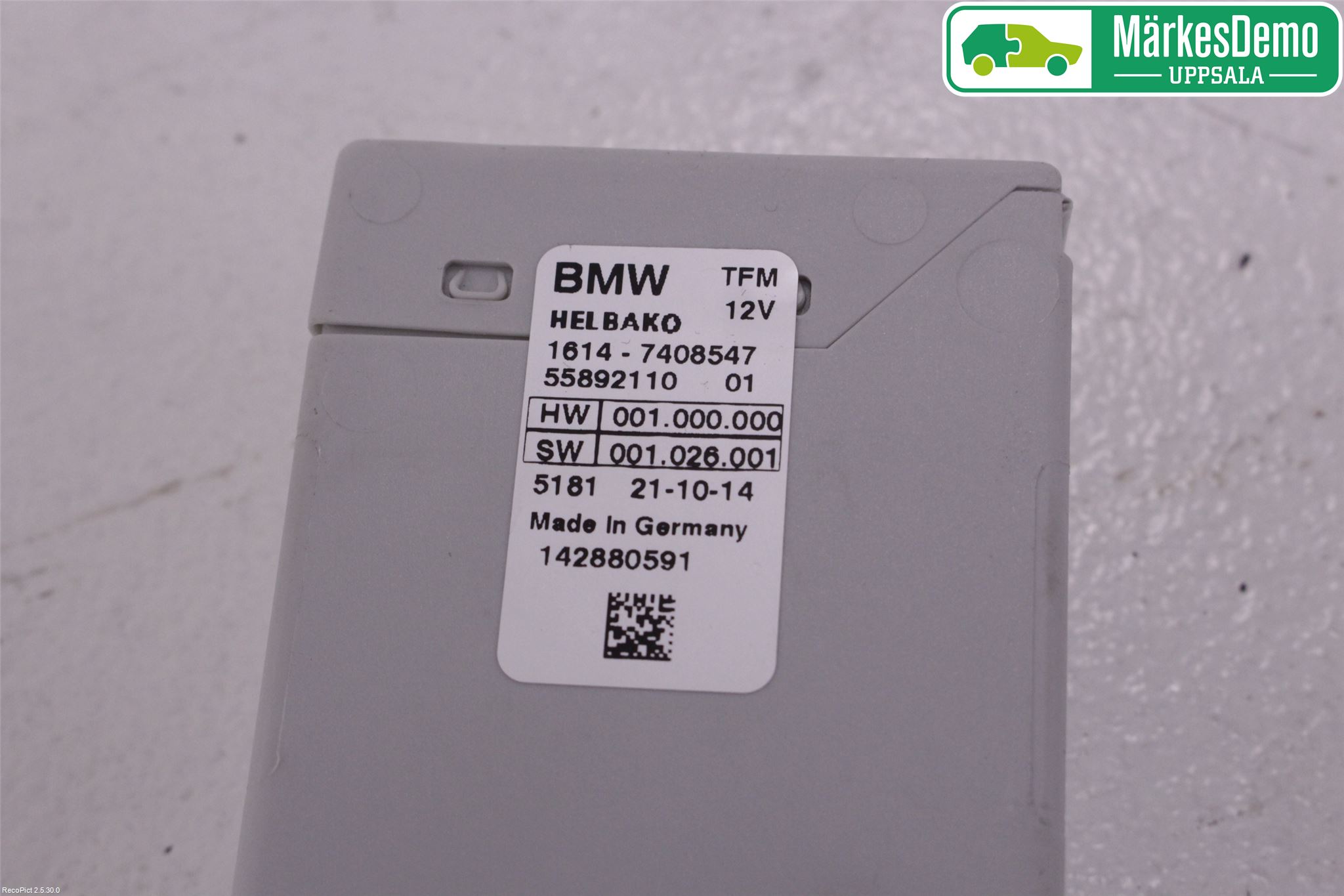 BMW i3 I01 13-22 Styrenhet Övrigt