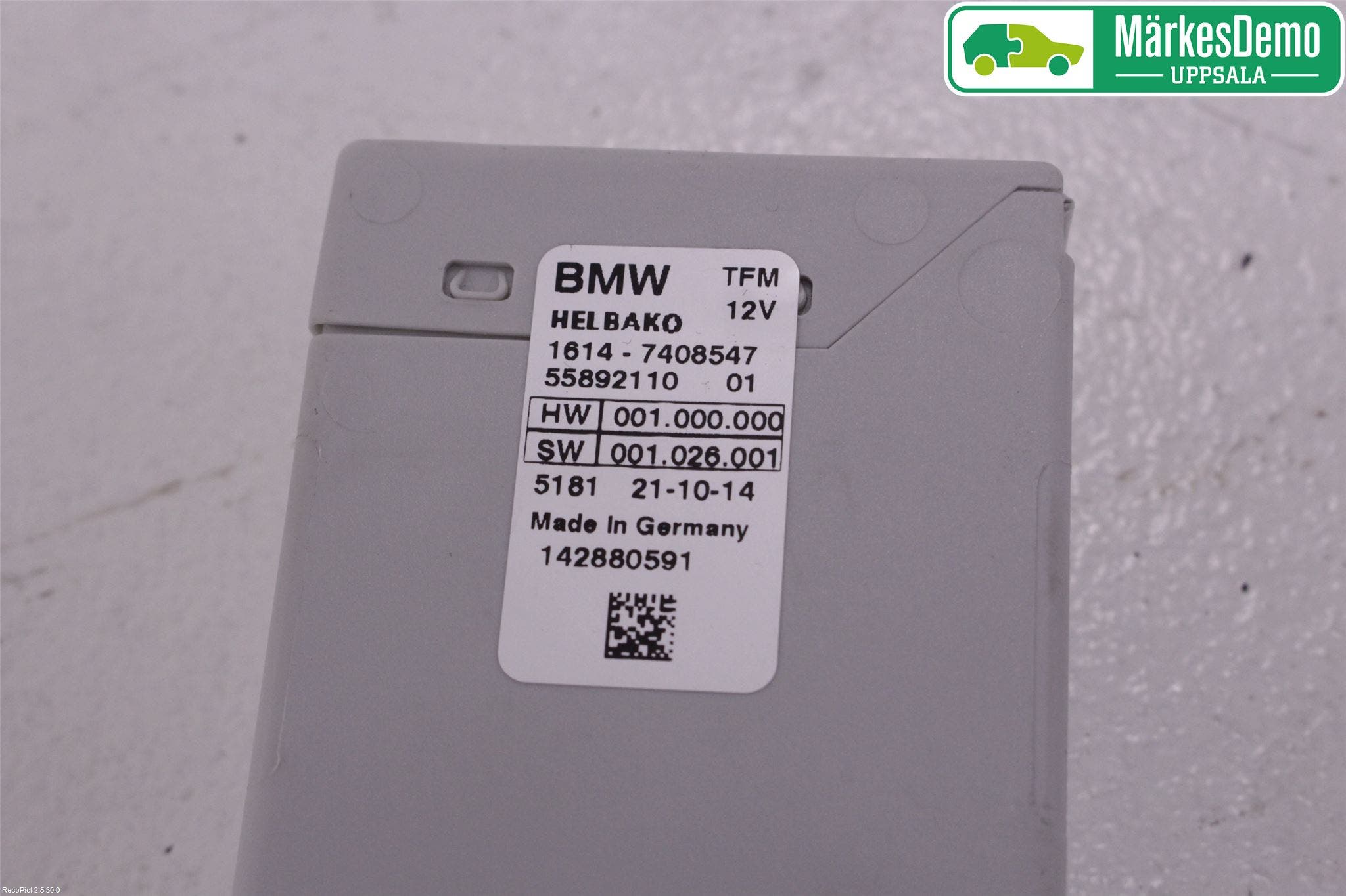 BMW i3 I01 13-22 Styrenhet Övrigt