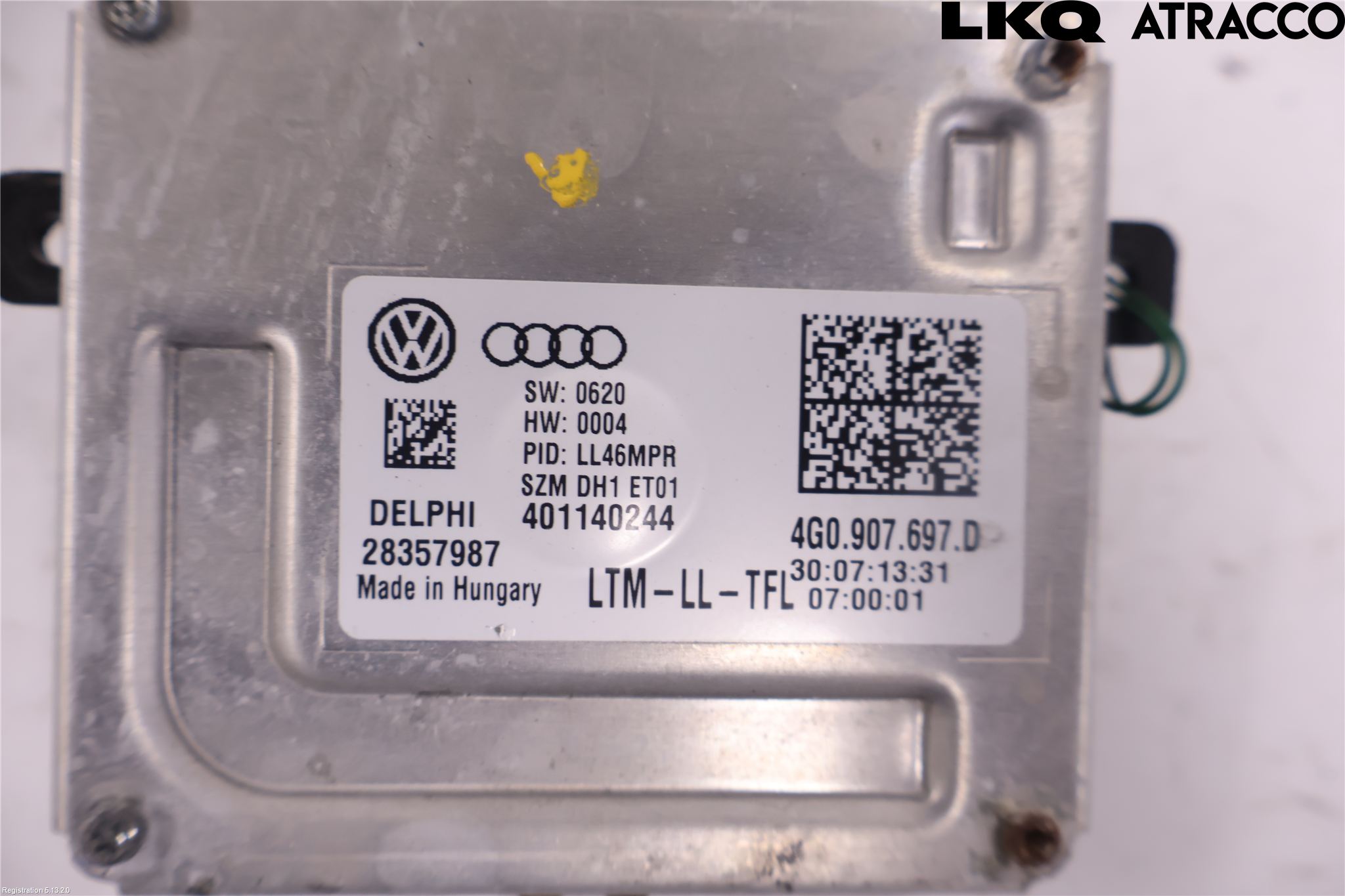 Audi A4 12-15 Styrenhet Strålkastare