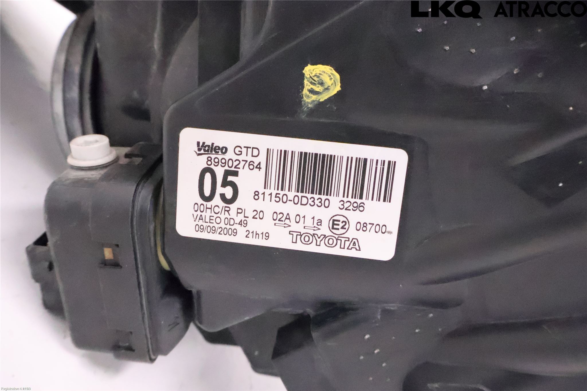 Toyota YARIS XP90 06-11 Strålkastare Höger