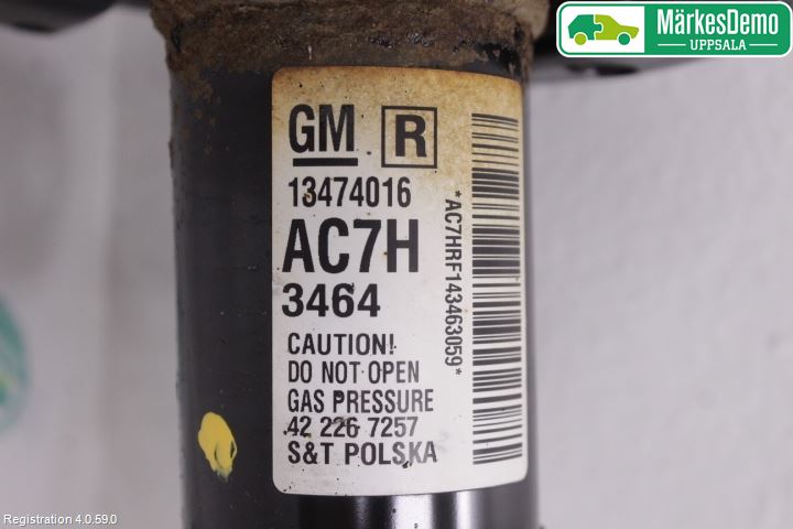 Opel ASTRA J 10-15 Fjäderben Fram Höger