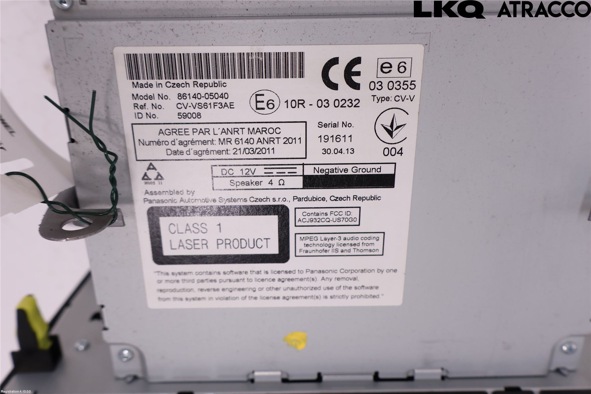 Toyota AVENSIS 09-15 Cd Radio - Multimediapanel