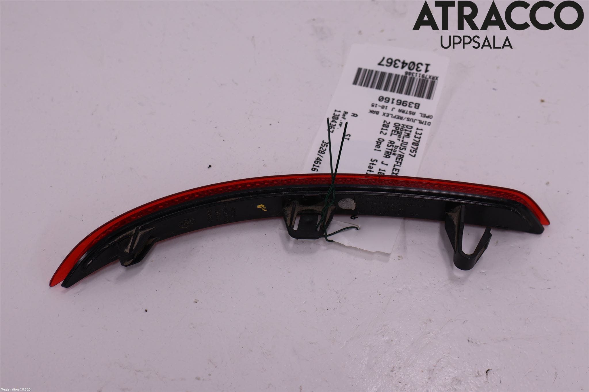 Opel ASTRA J 10-15 Dimljus/Reflex Bak