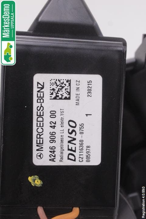 Mercedes-Benz MB CLA-KLASS (C117/X117) 13-19 Värmefläkt