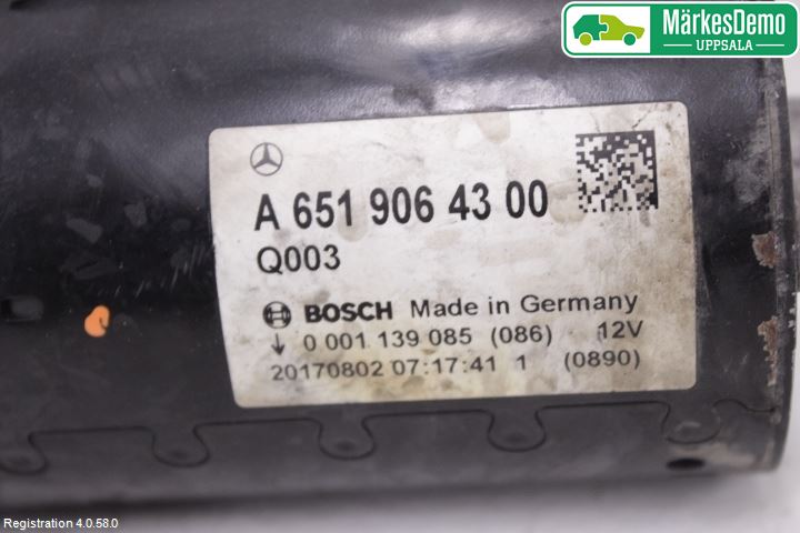 Mercedes-Benz MB VITO/V-KLASS (W640,W447,W448) 14- Startmotor Diesel