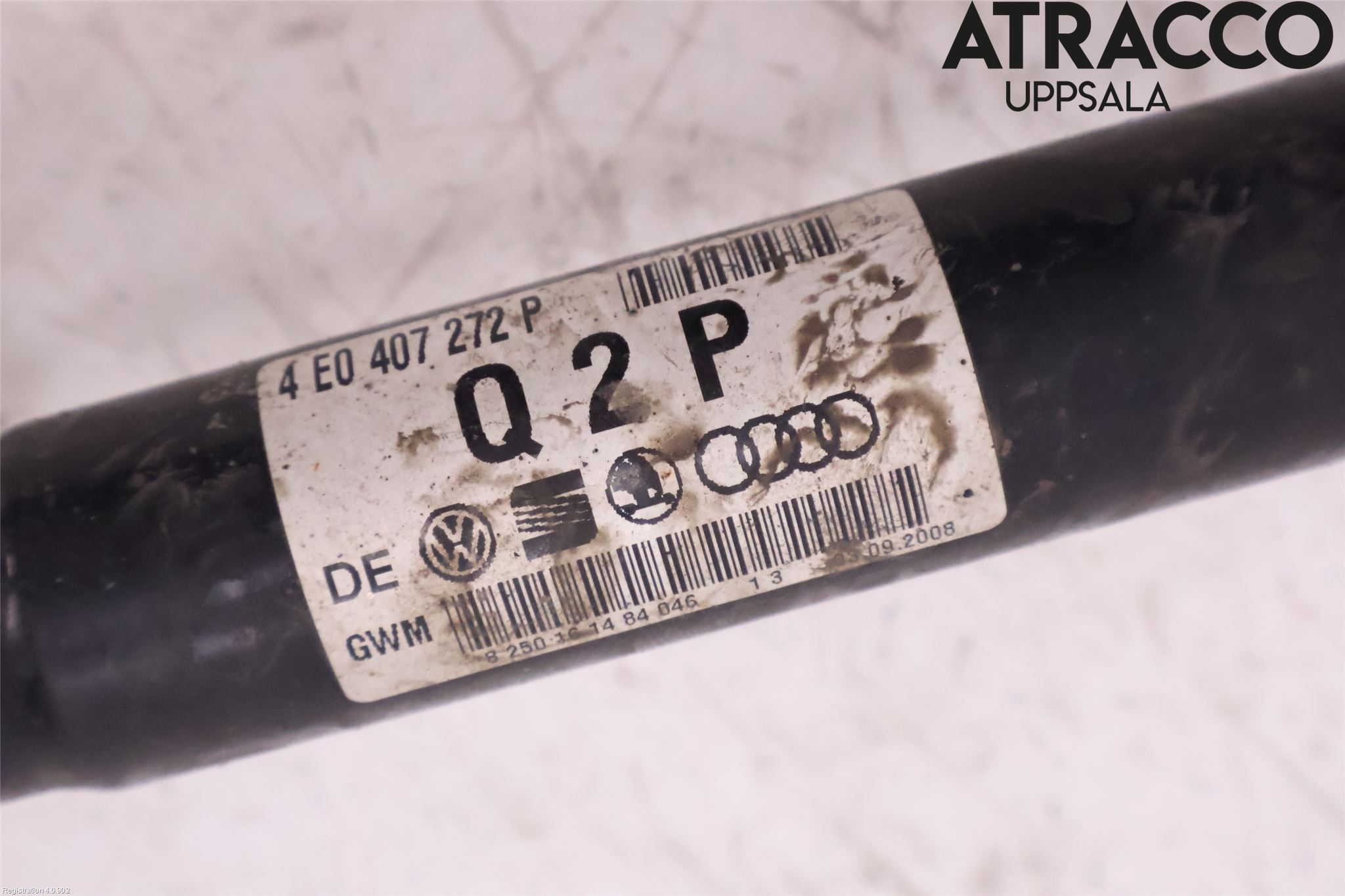 Audi A8/S8 4E  02-09 Drivaxel Fram Höger