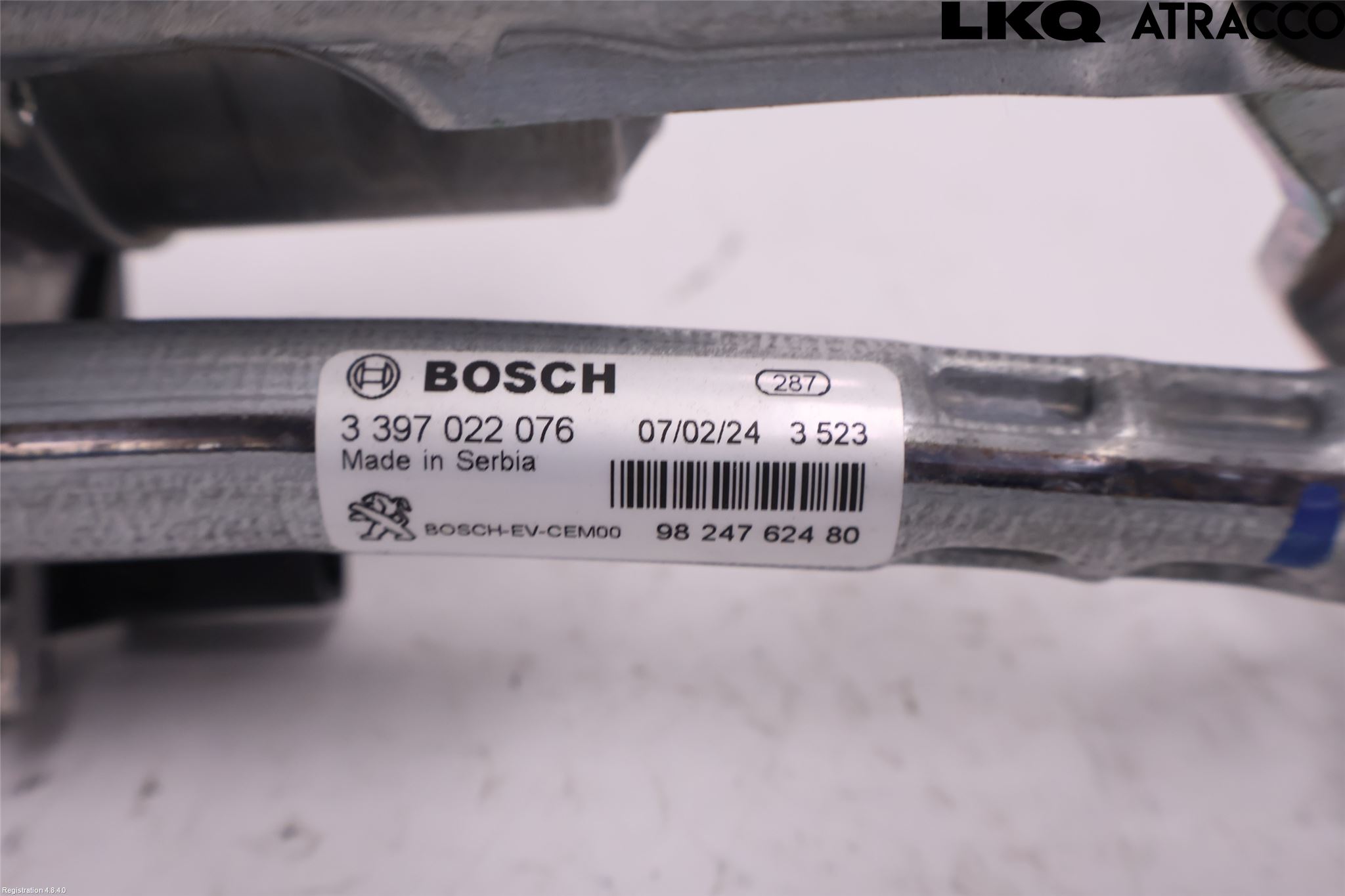 Peugeot 3008 / E-3008 24- Torkarmekanism Vindruta