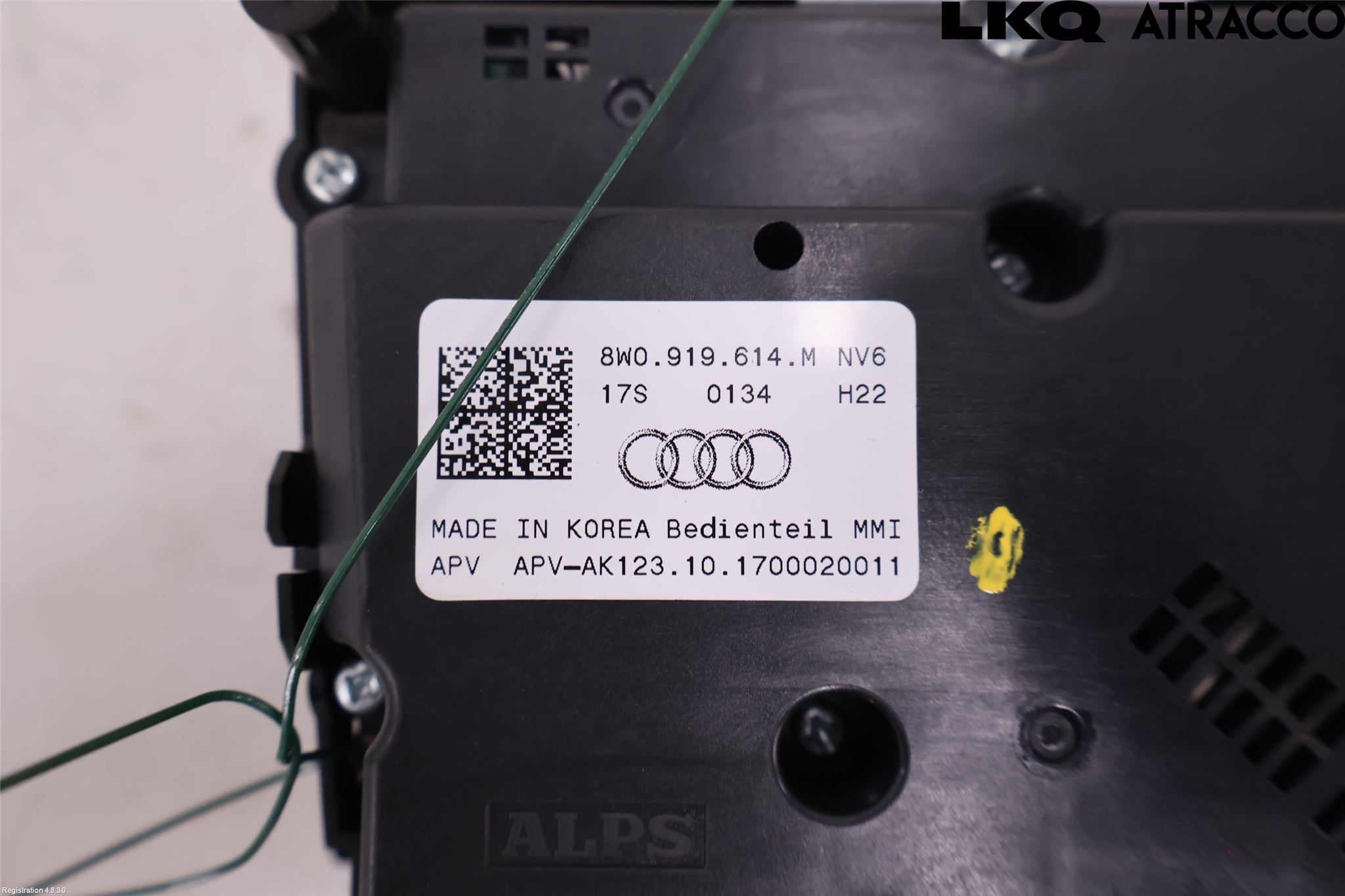 Audi A4/S4 B9 16-19 Strömställare Multifunktion