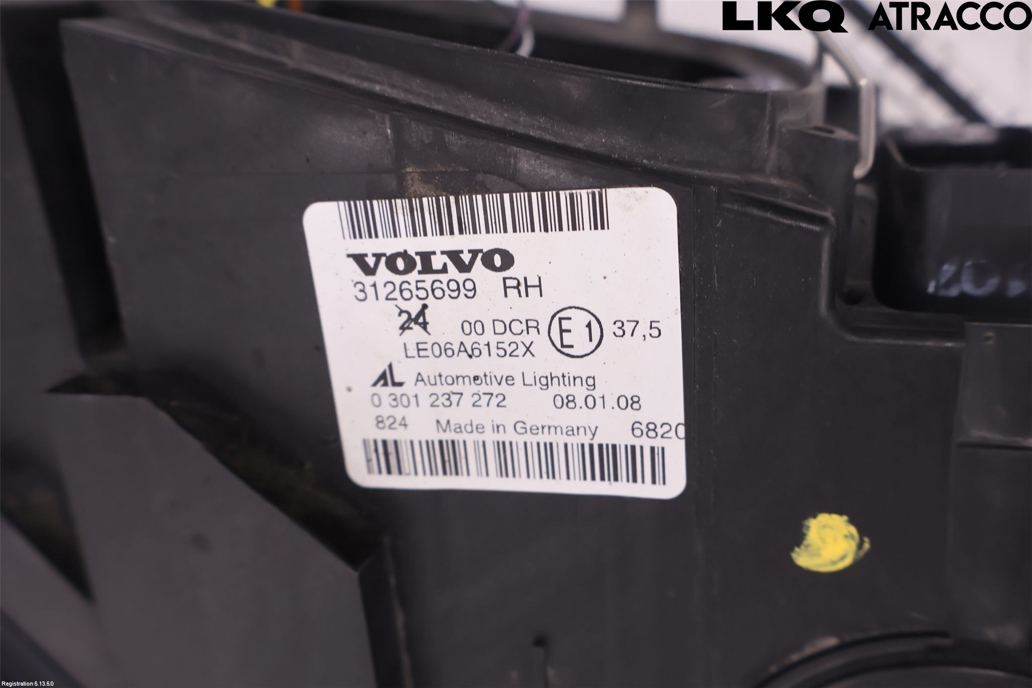 Volvo V50 08-12 Strålkastare Höger