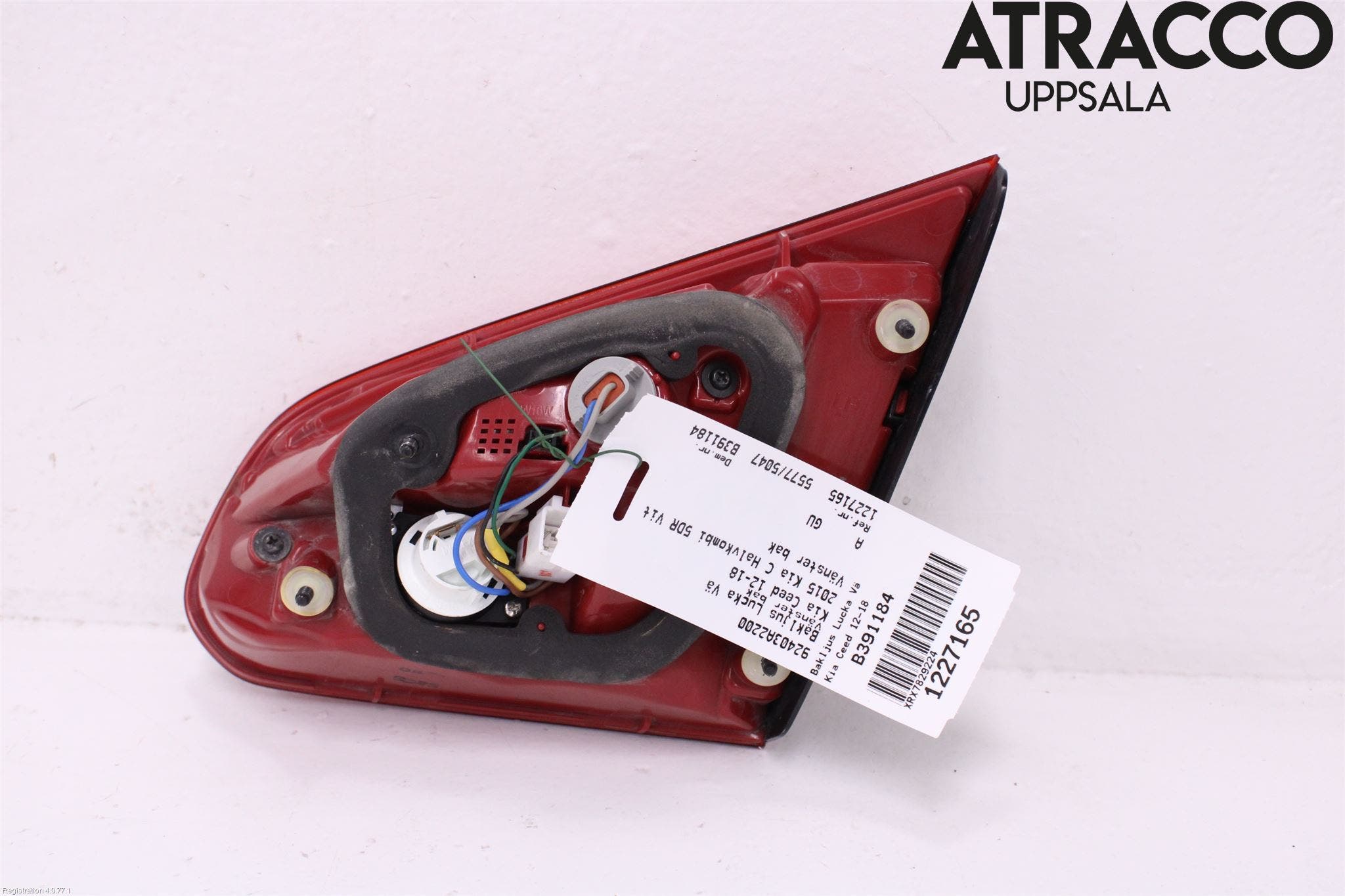 Kia CEED 12-18 Bakljus Lucka Vä