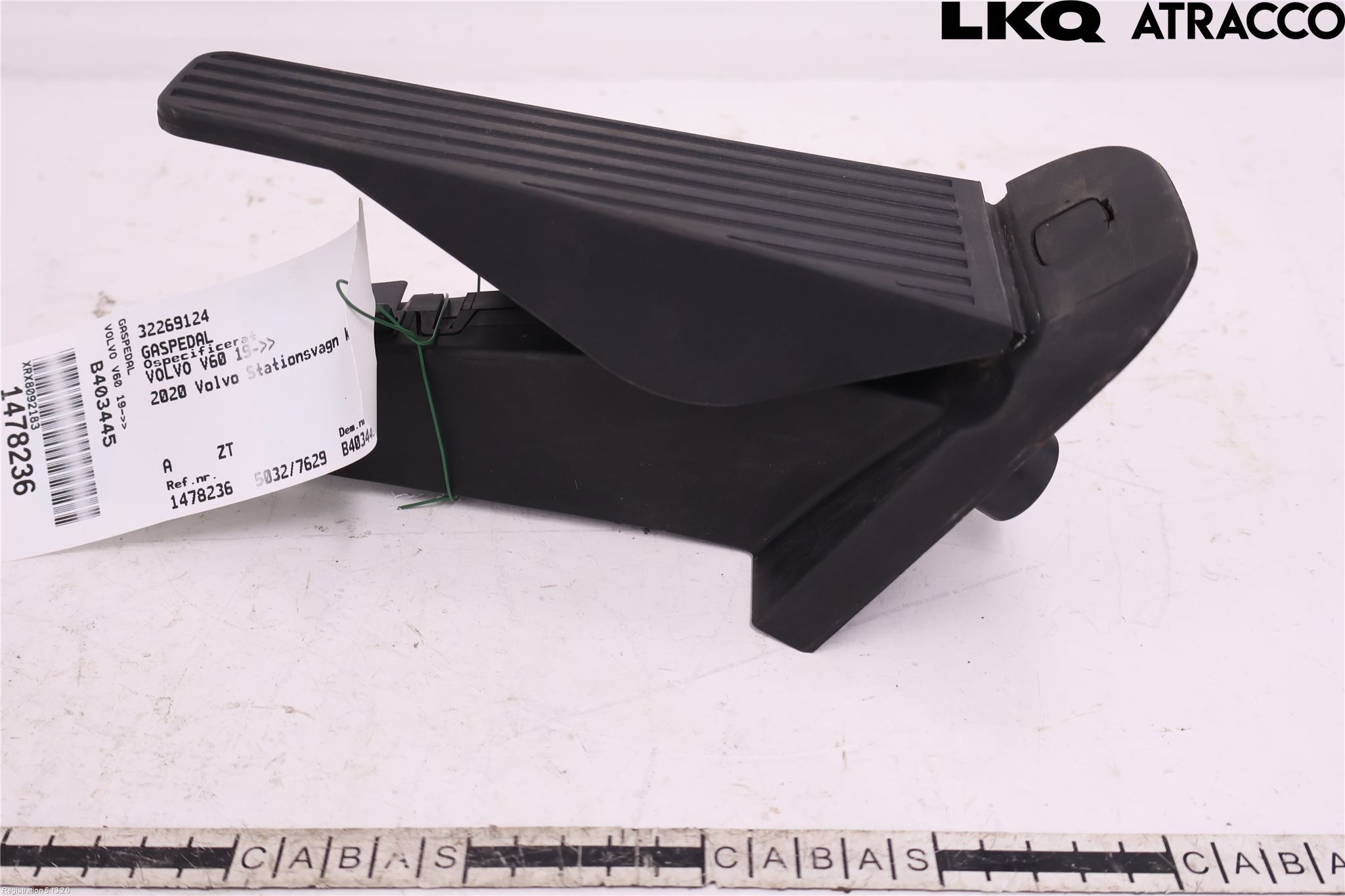Volvo V60 19- Gaspedal