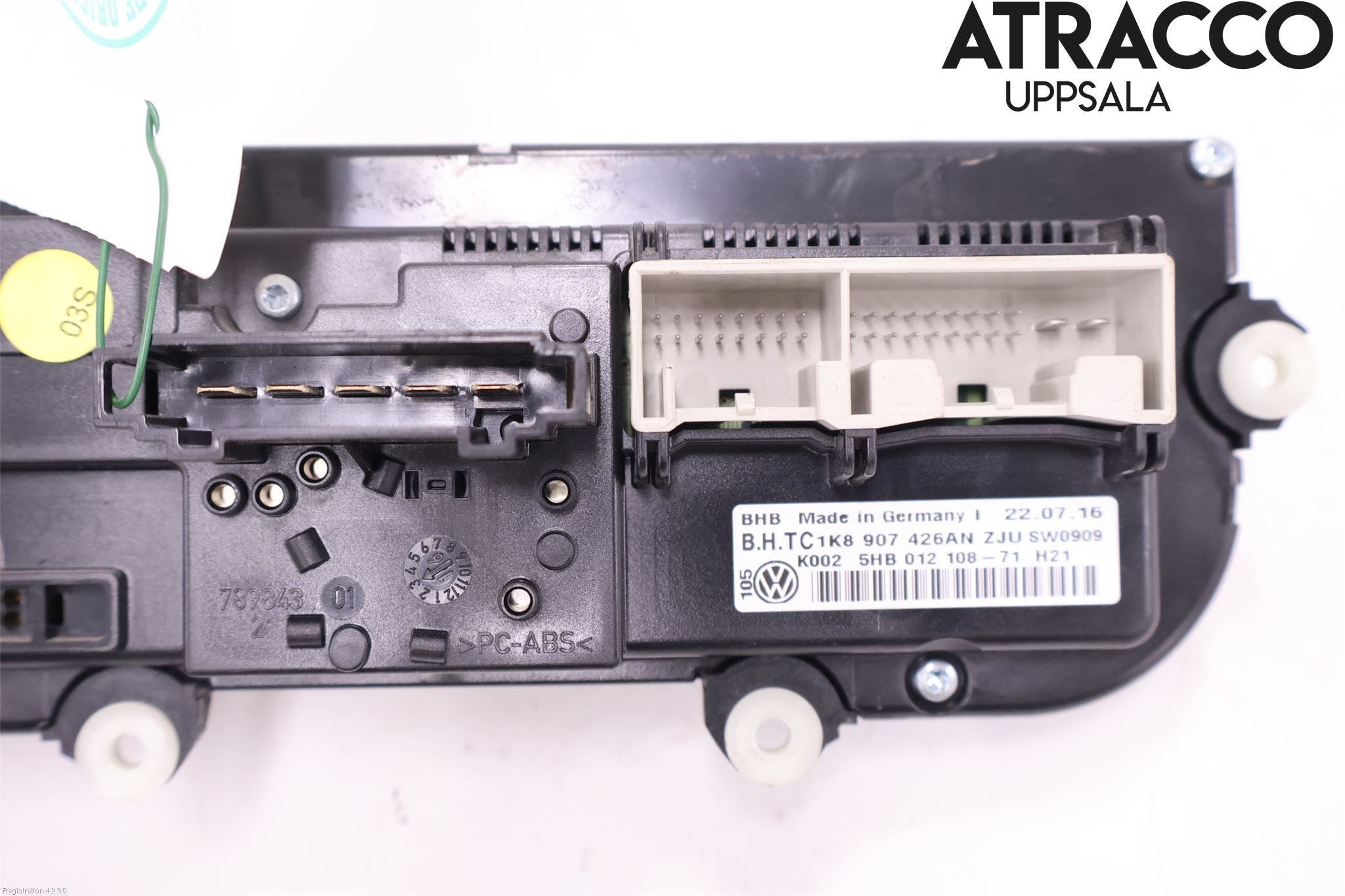 Volkswagen VW CADDY 16-20 Ac Styrenhet Ac Manöveren