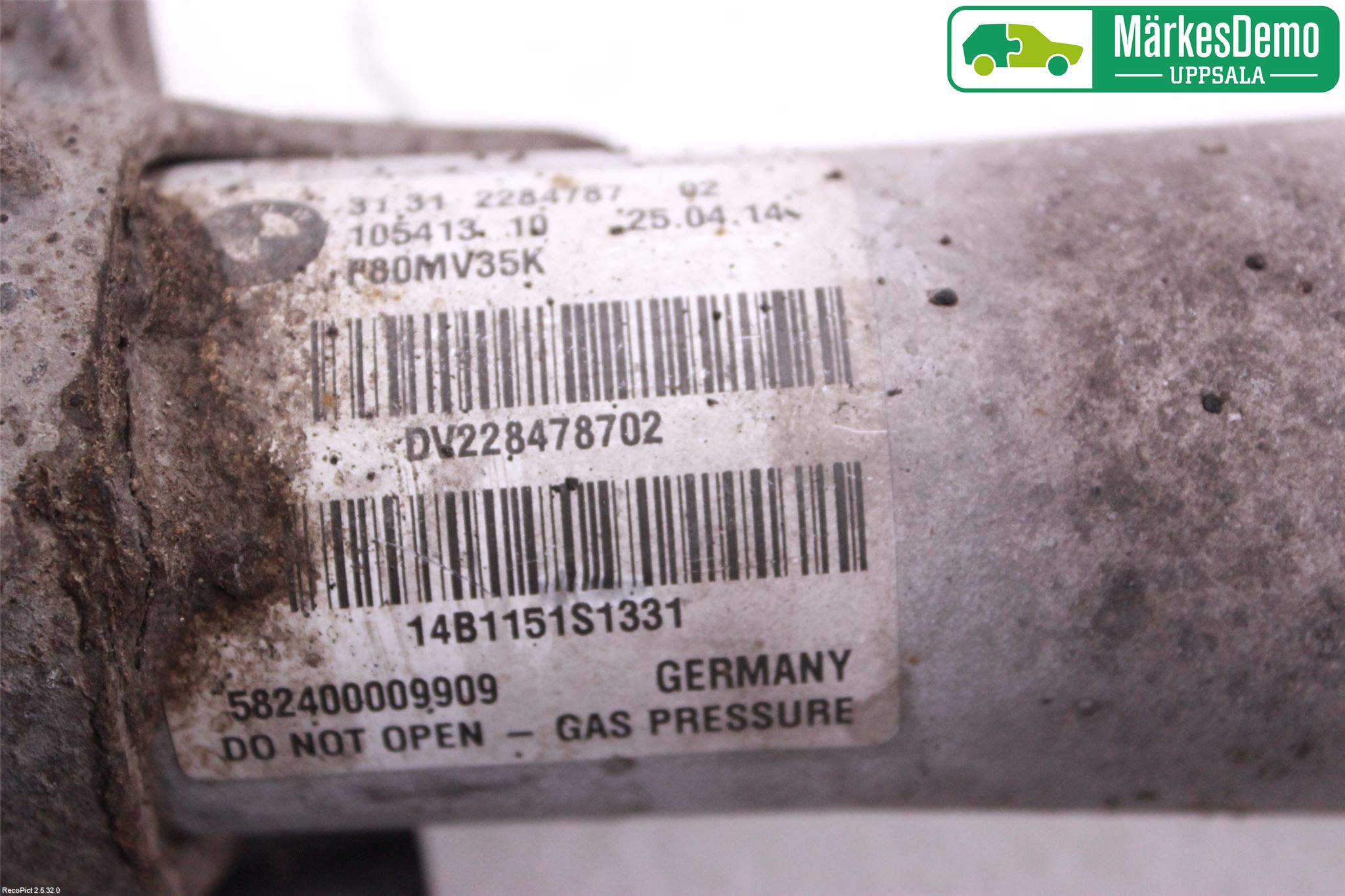 BMW 4 F32/F33/F82/F83 13-20 Fjäderben Fram Vänster