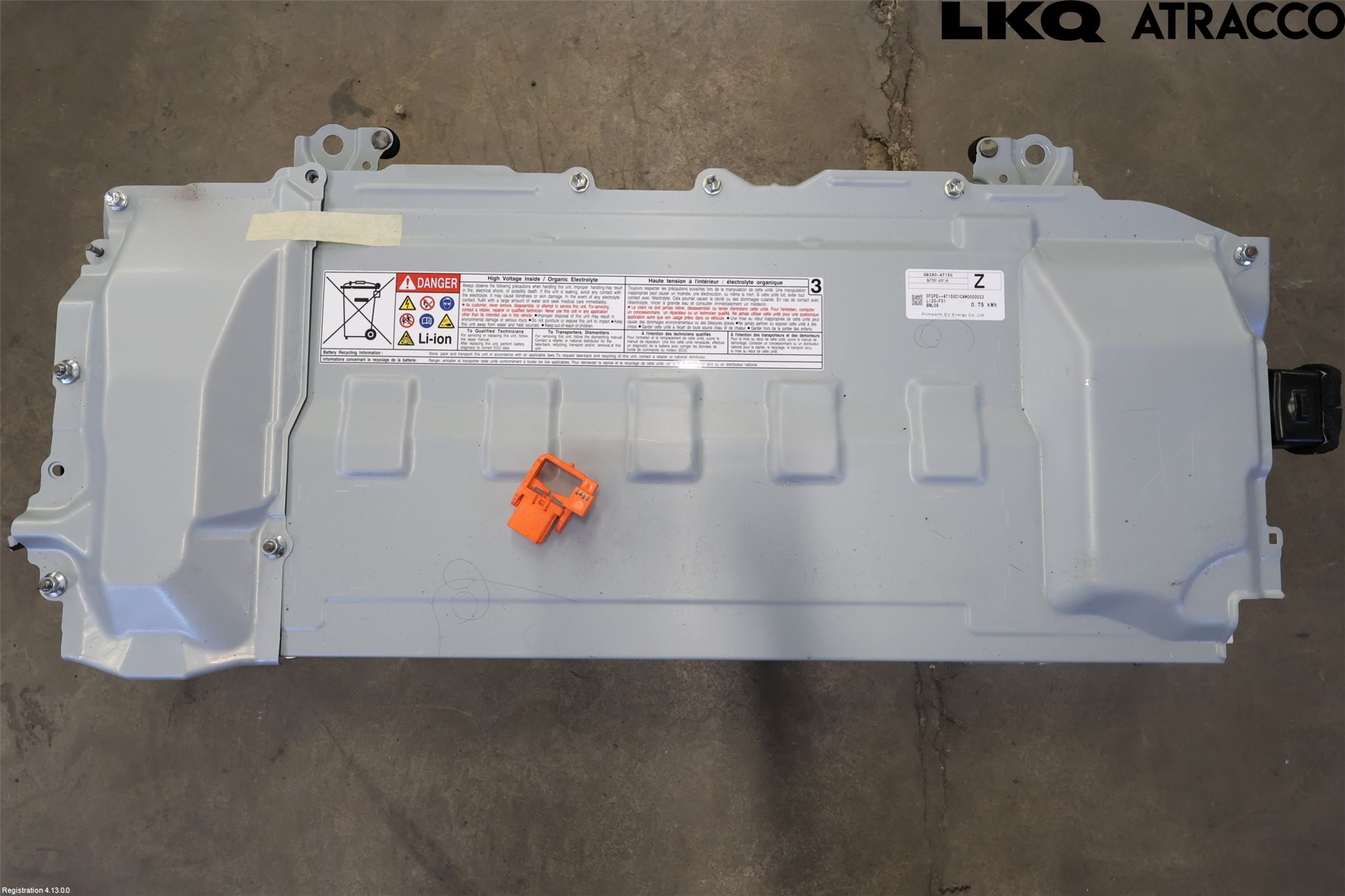 Toyota COROLLA 19- Batteri Högspänning