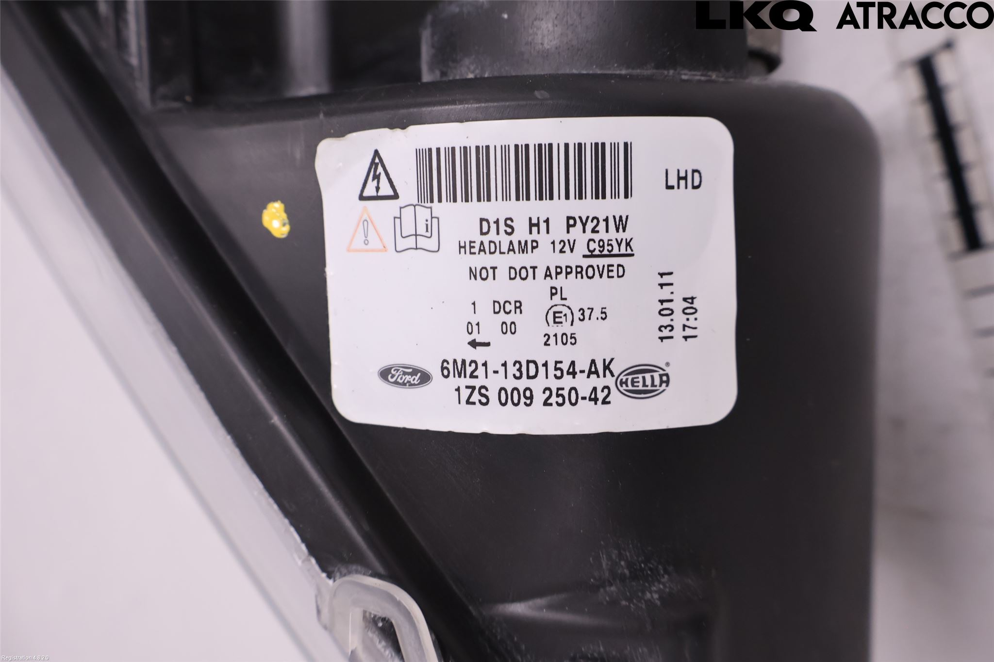 Ford S-MAX 06-15 Strålkastare Höger