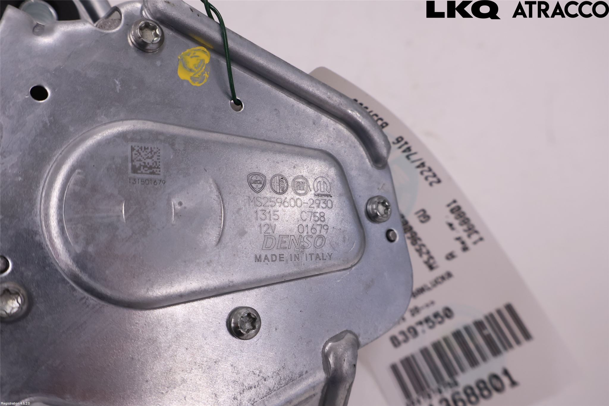 Fiat 500e 20- Torkarmotor Baklucka