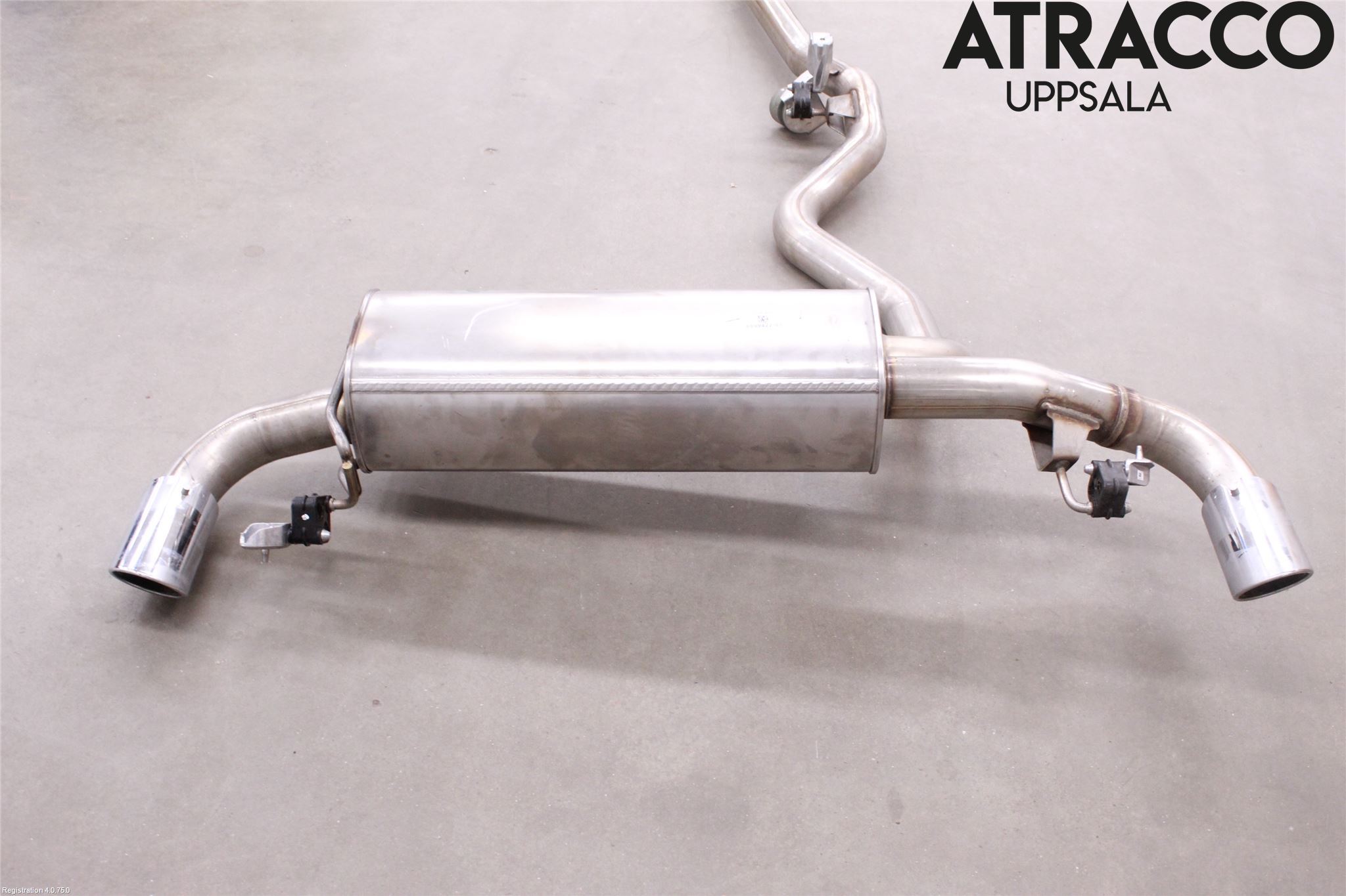 BMW 3 G20/G21/G80/G81 19- Avgas Bakre Dämpare