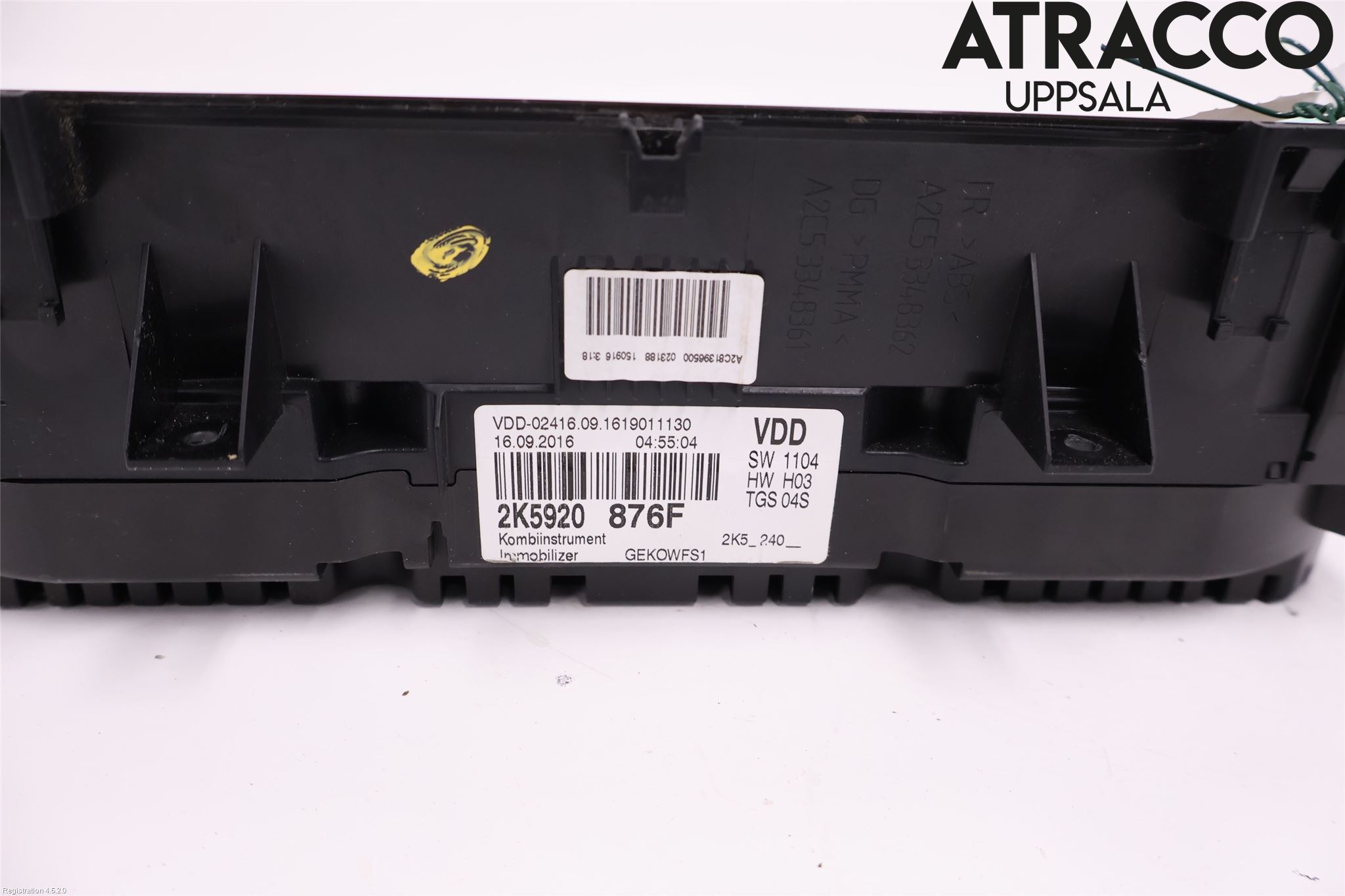 Volkswagen VW CADDY 16-20 Instrument Komb