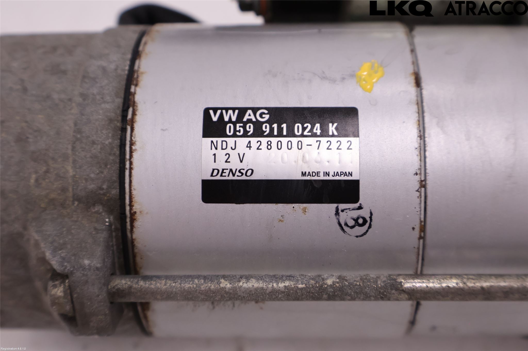 Porsche PANAMERA 09- Startmotor Diesel