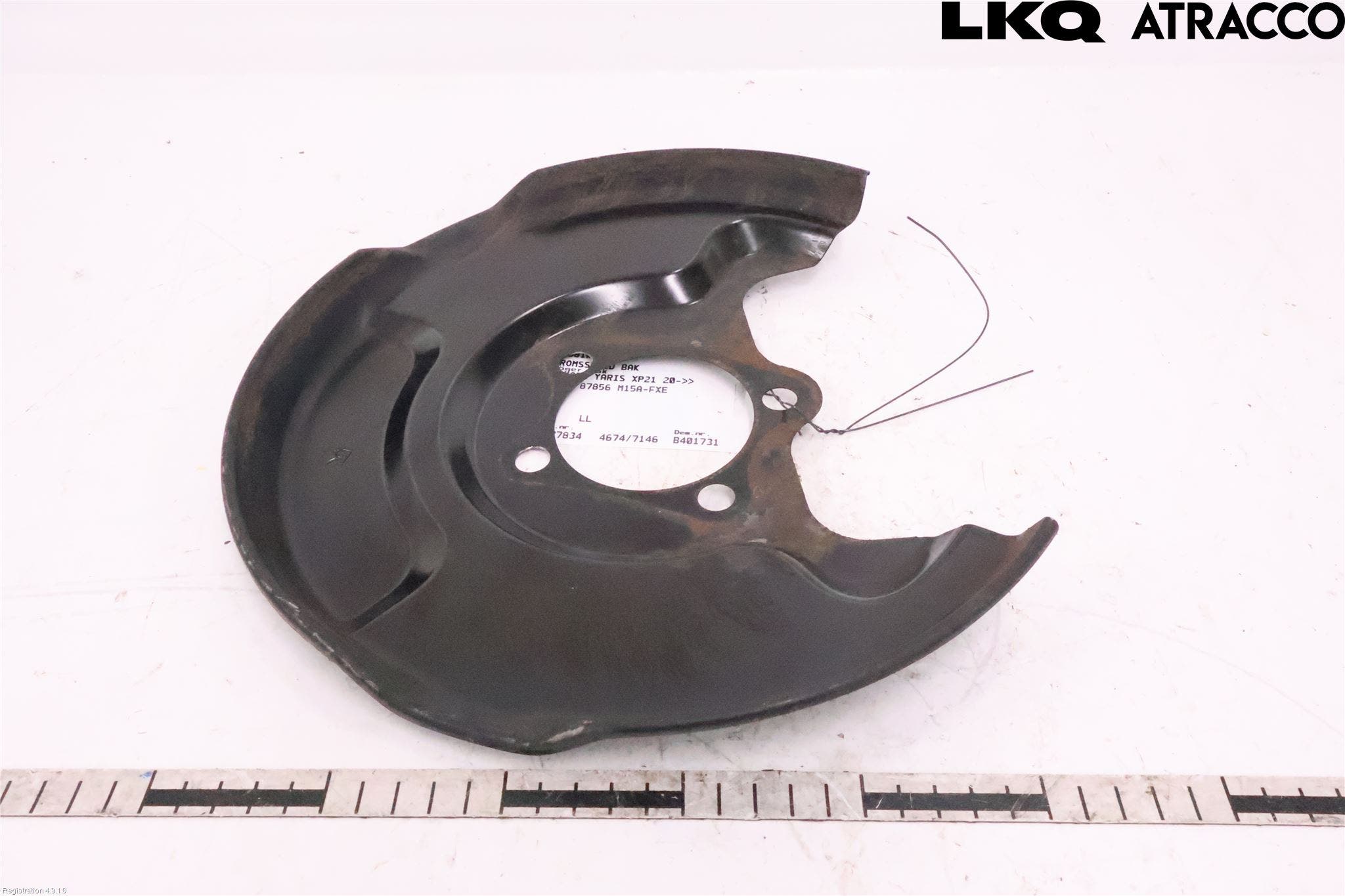 Toyota YARIS XP21 20- Bromssköld Bak