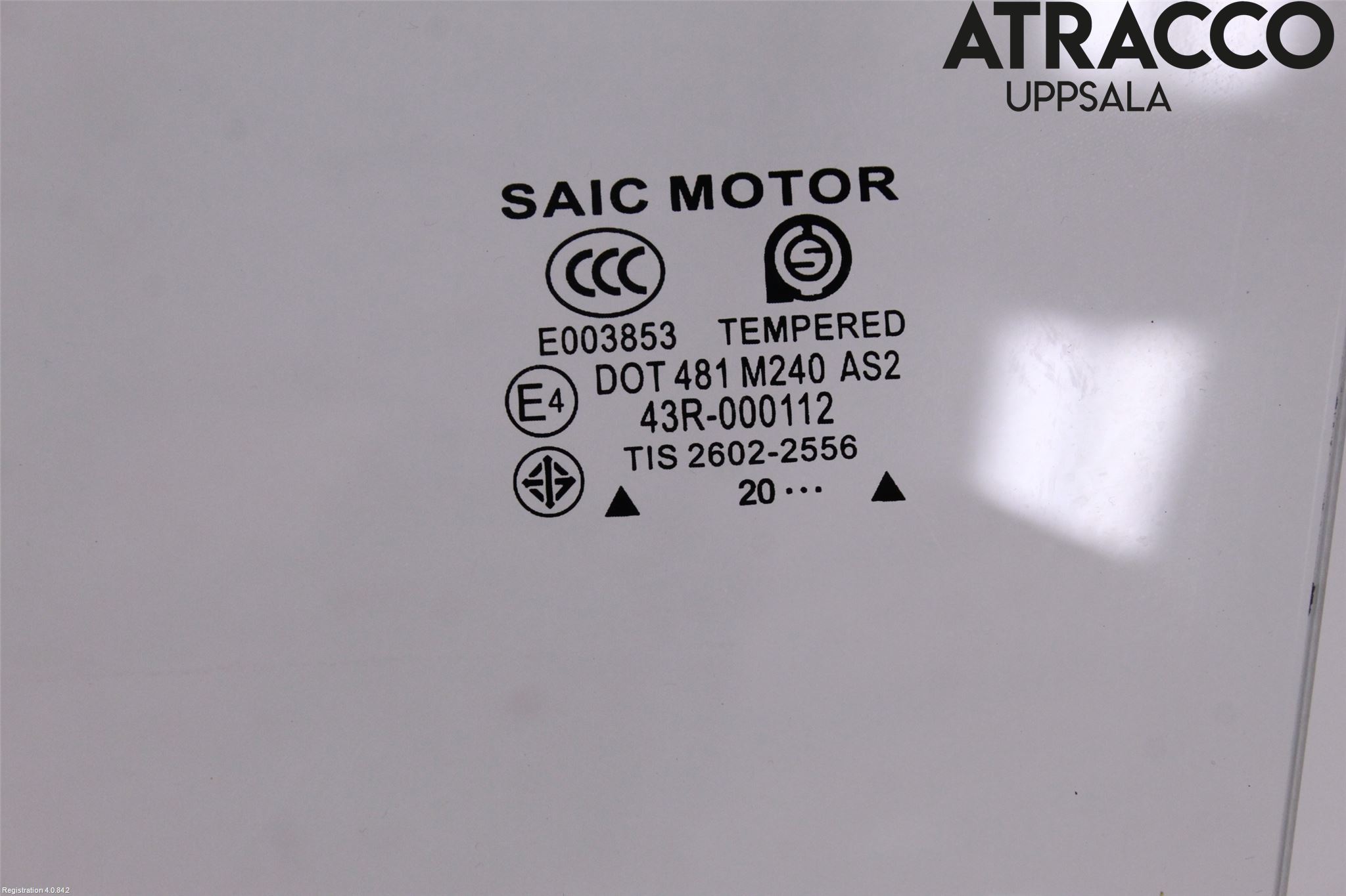 MG ZS EV 20- Dörruta Fram Vänster