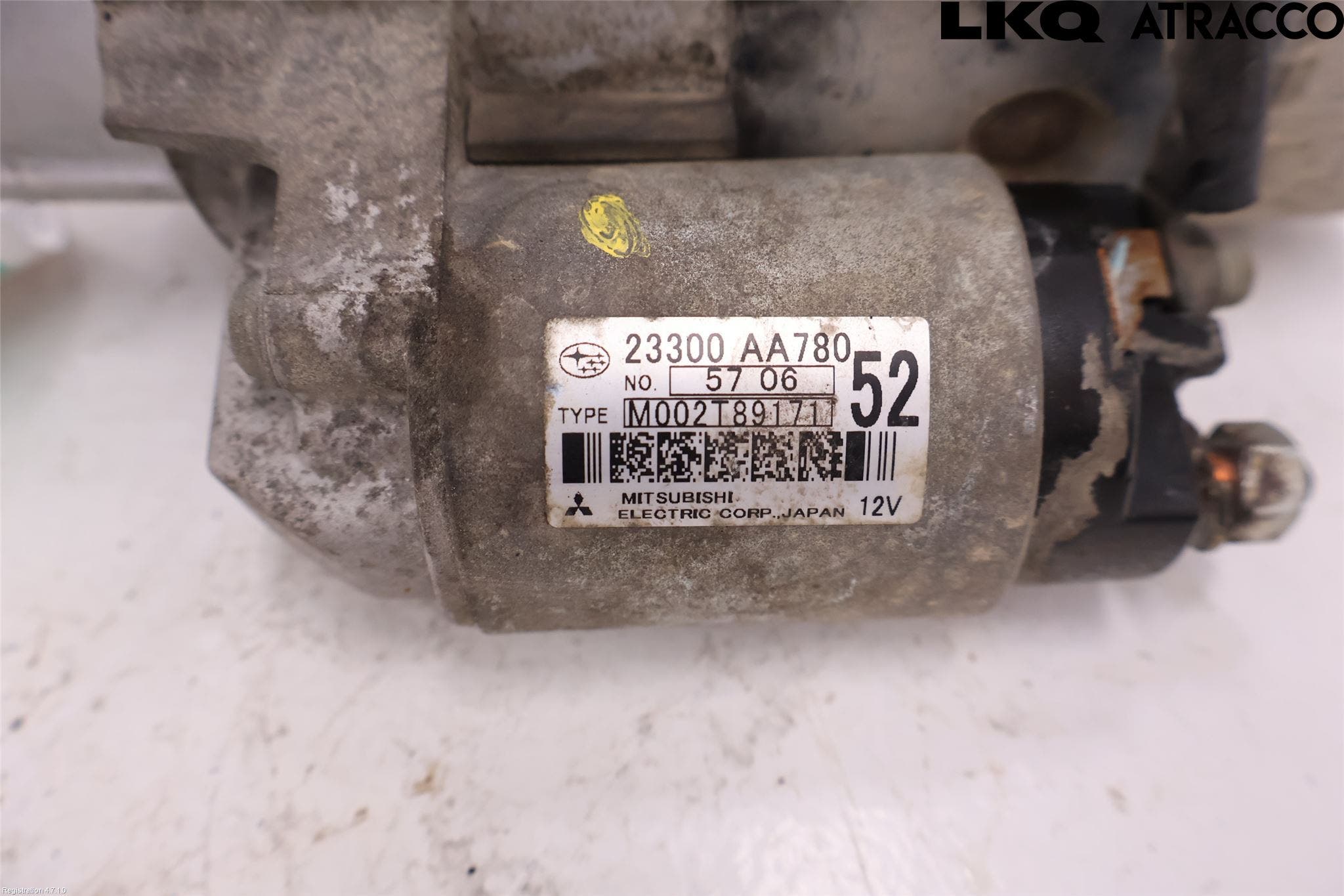 Subaru OUTBACK 15-20 Startmotor Diesel